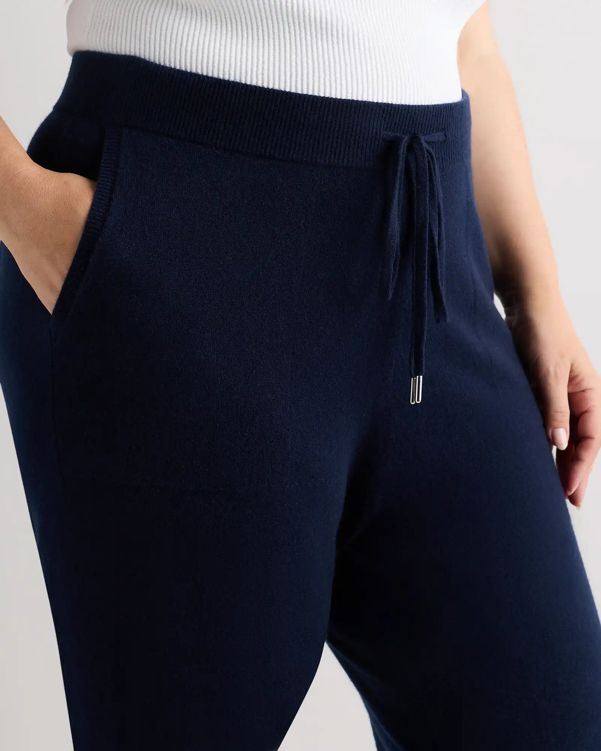 Mongolian Cashmere Straight Leg Pants