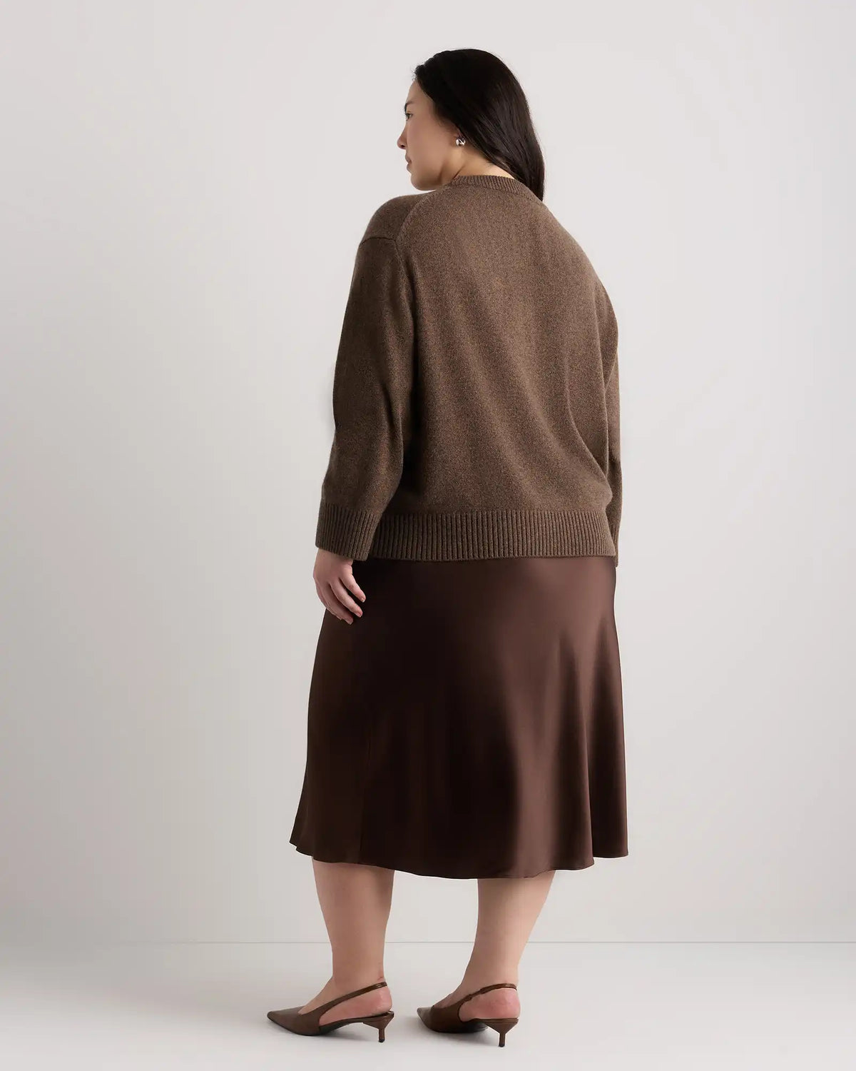 Mongolian Cashmere Oversized Crewneck Sweater