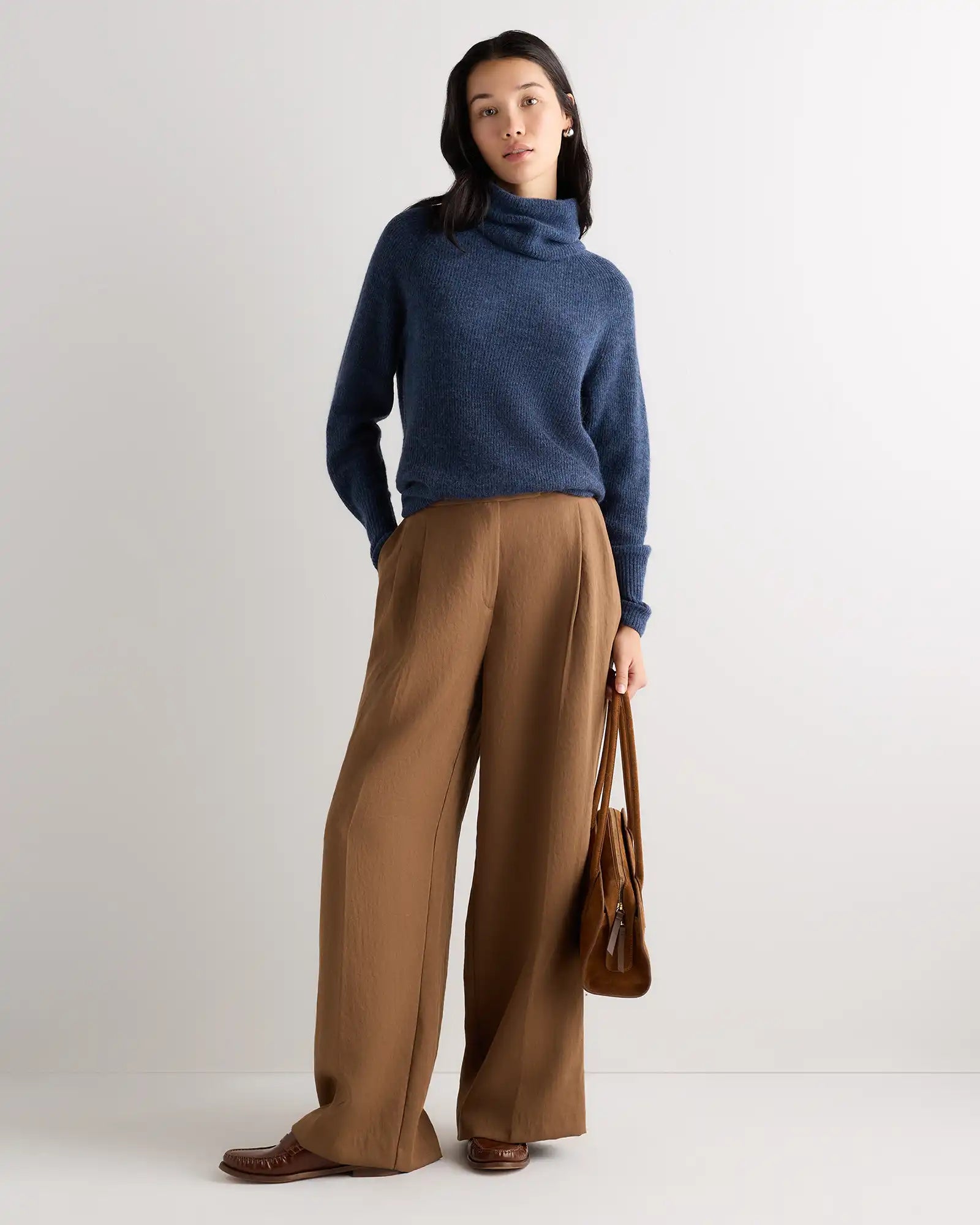 Lightweight Baby Alpaca Turtleneck