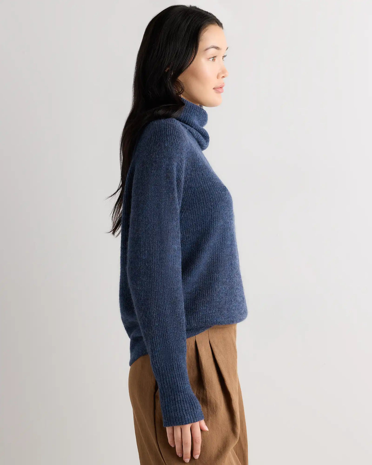 Lightweight Baby Alpaca Turtleneck