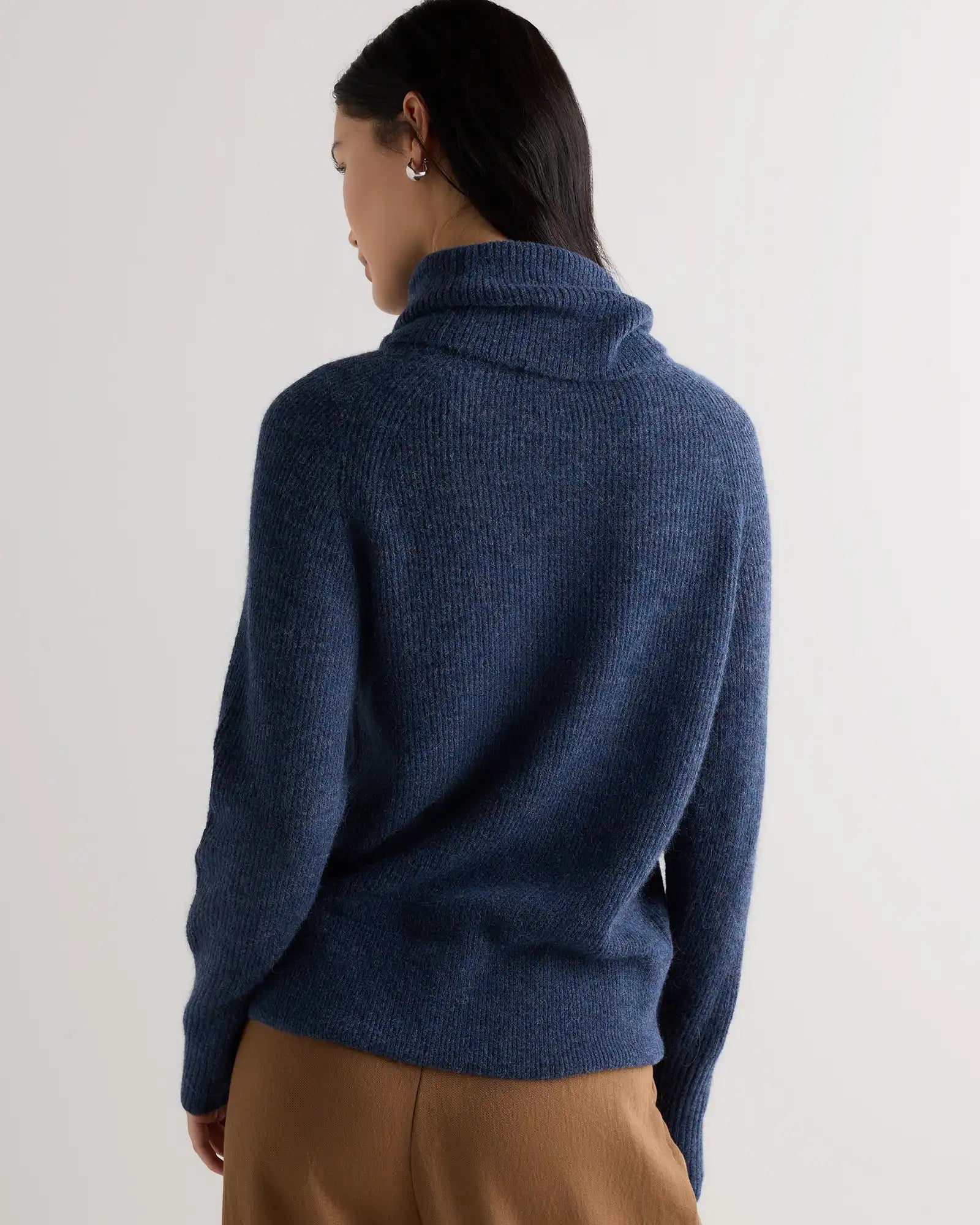 Lightweight Baby Alpaca Turtleneck