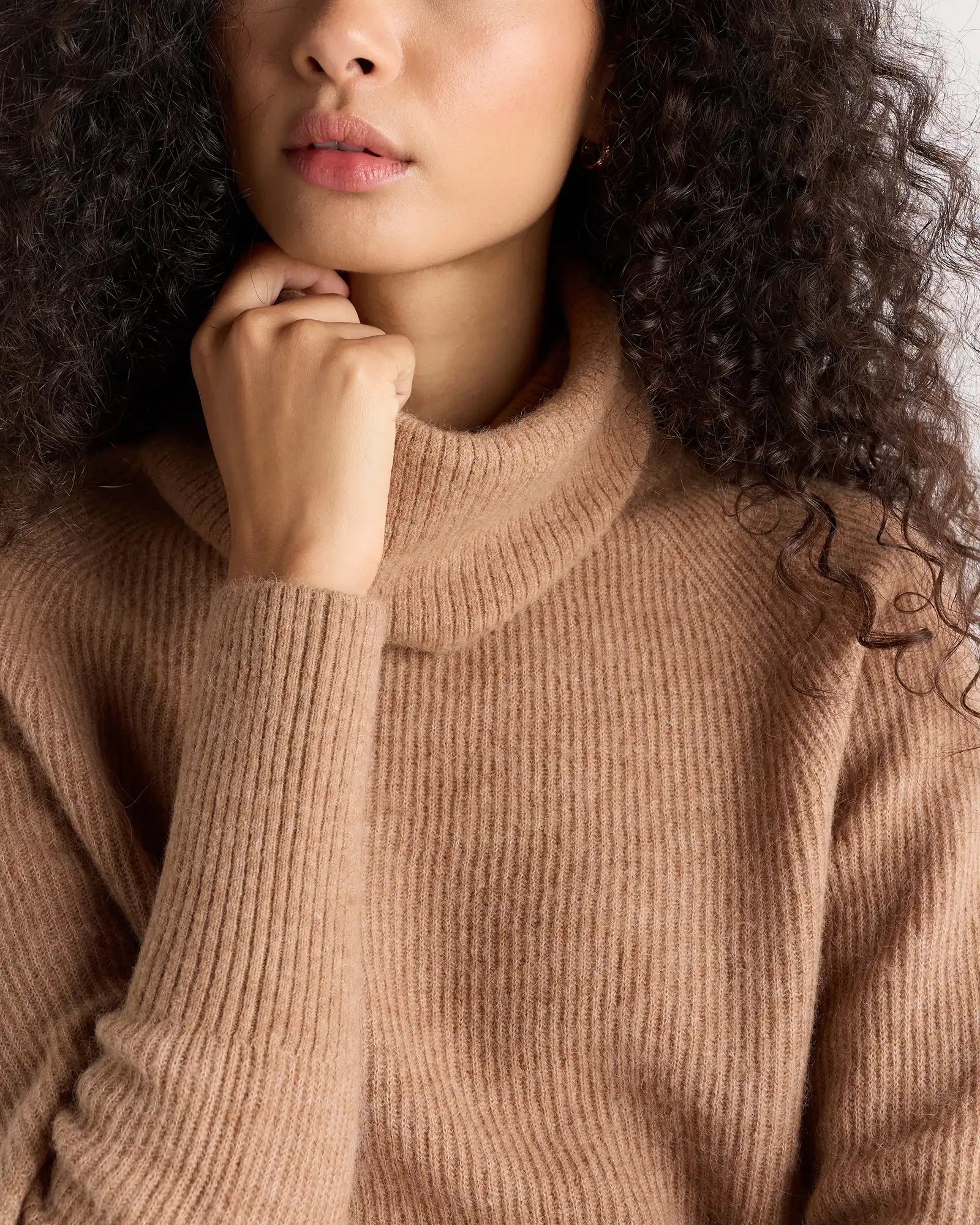 Lightweight Baby Alpaca Turtleneck