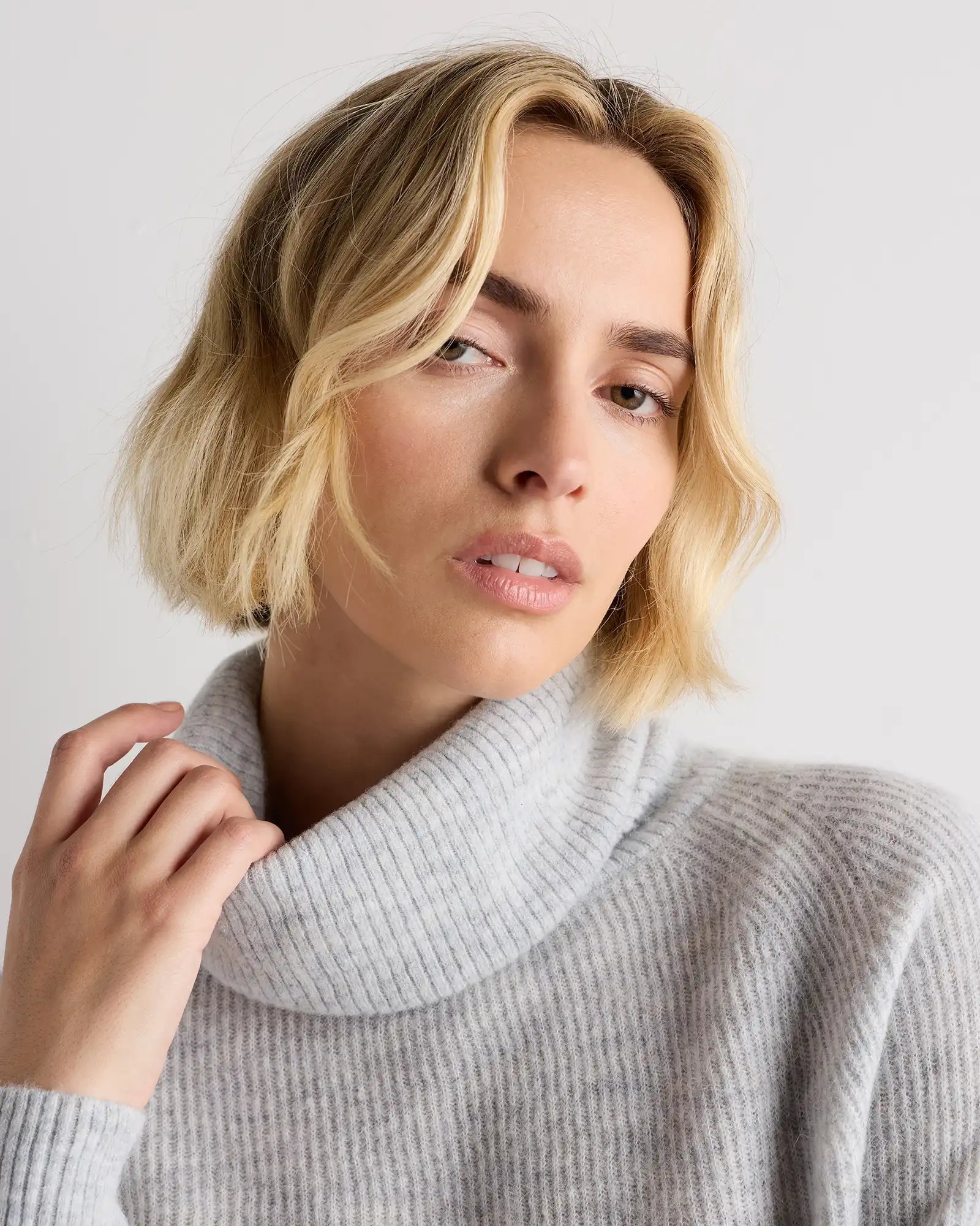 Lightweight Baby Alpaca Turtleneck