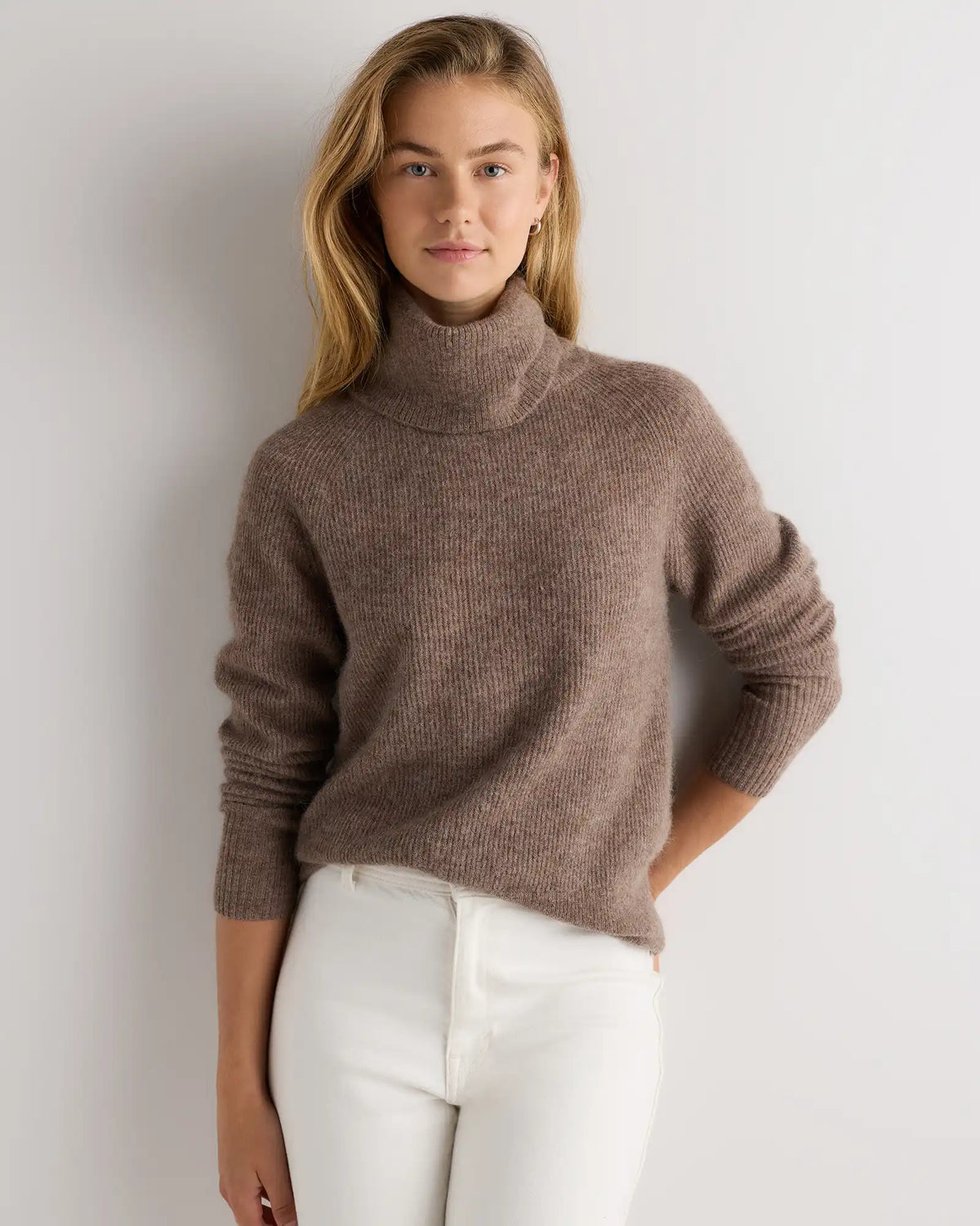 Lightweight Baby Alpaca Turtleneck