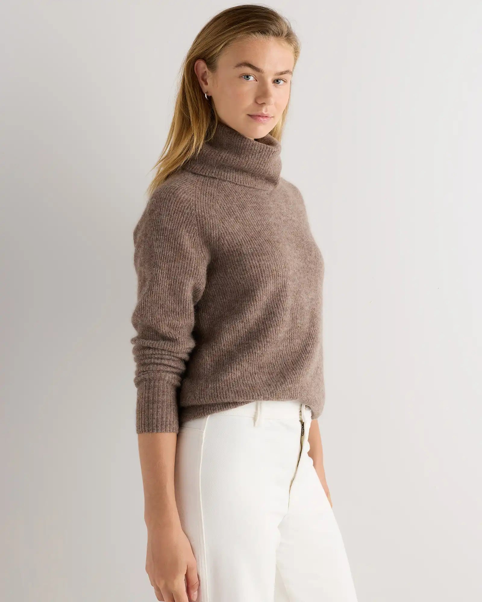 Lightweight Baby Alpaca Turtleneck