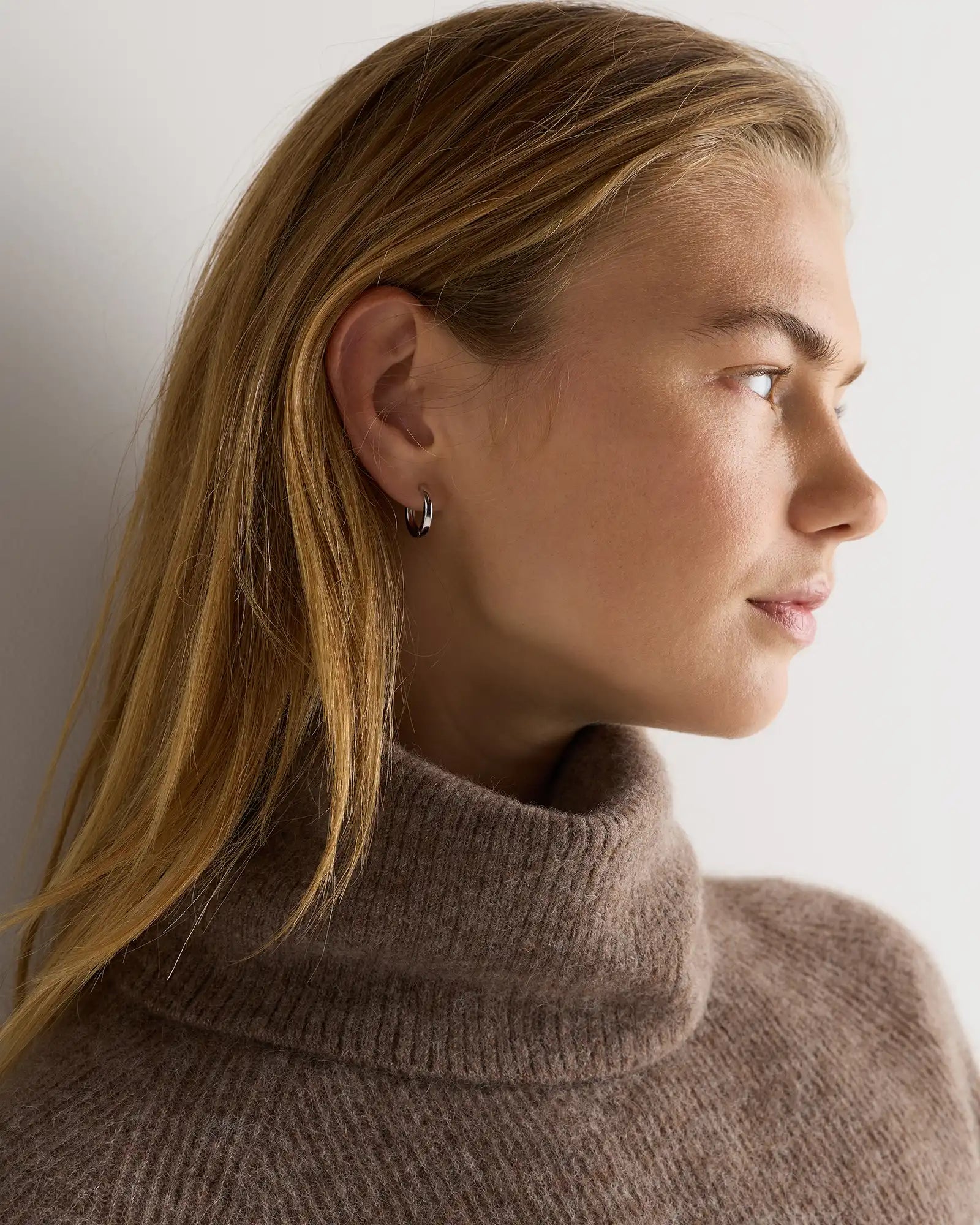Lightweight Baby Alpaca Turtleneck