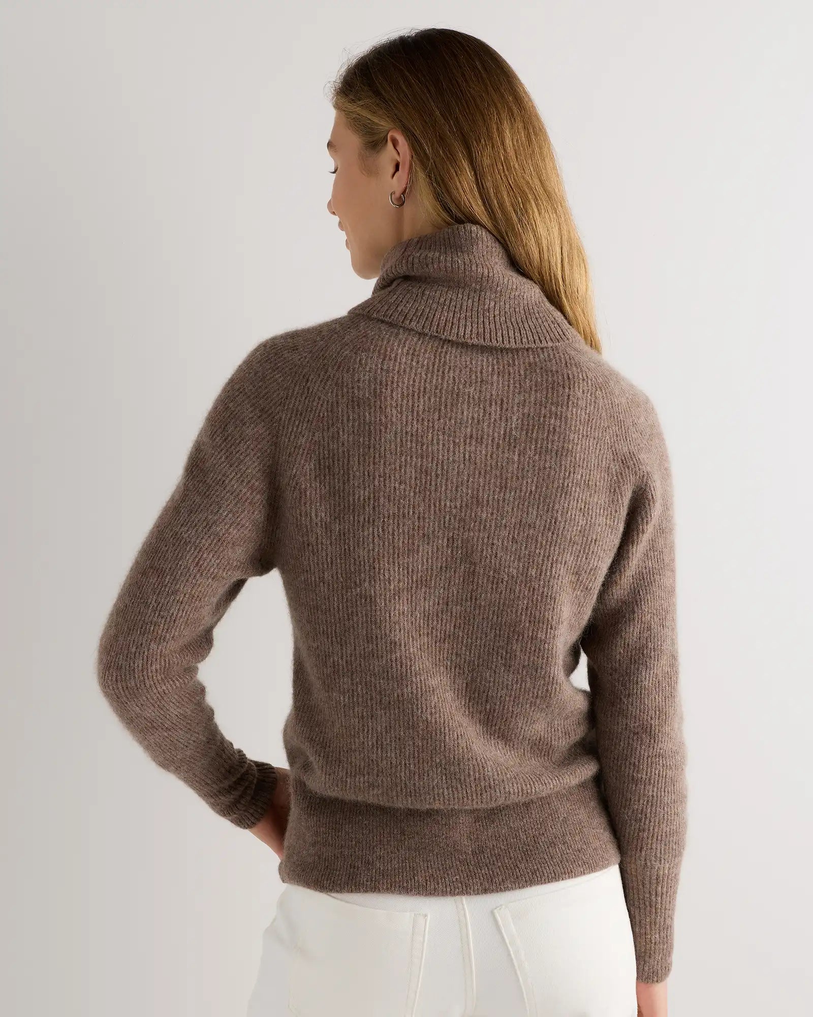Lightweight Baby Alpaca Turtleneck