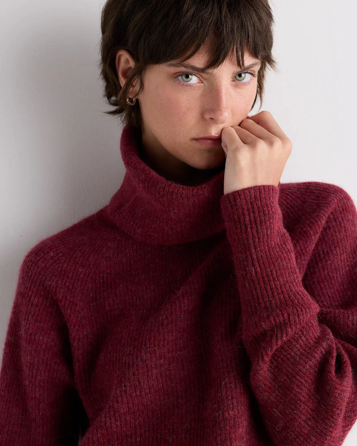 Lightweight Baby Alpaca Turtleneck