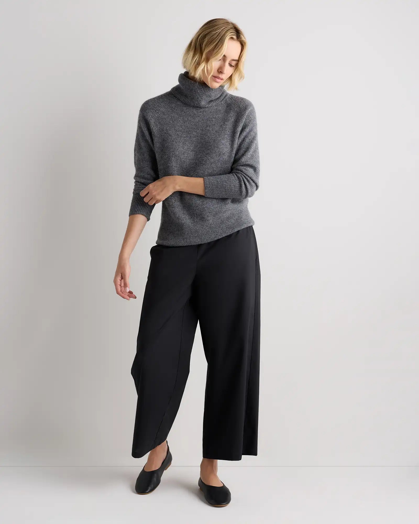 Lightweight Baby Alpaca Turtleneck