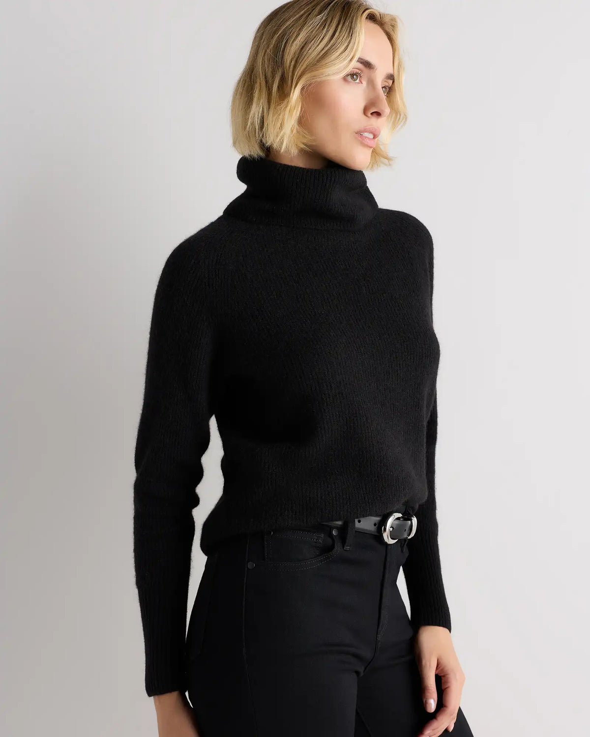 Lightweight Baby Alpaca Turtleneck