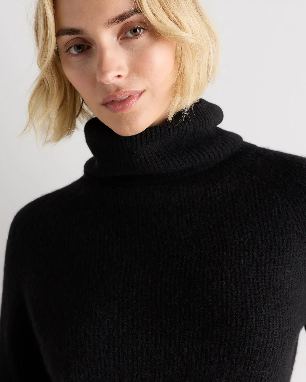 Lightweight Baby Alpaca Turtleneck