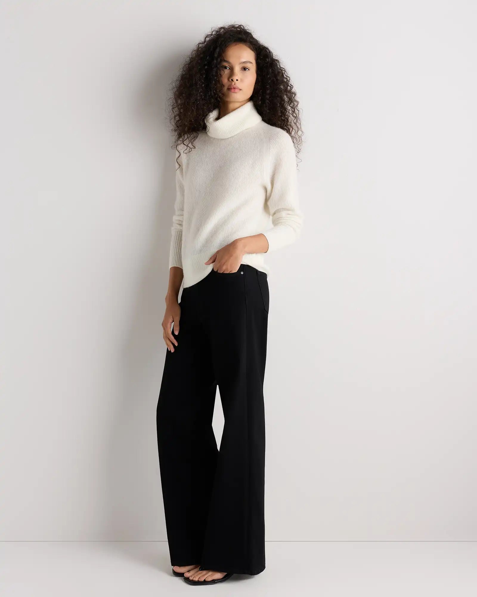 Lightweight Baby Alpaca Turtleneck