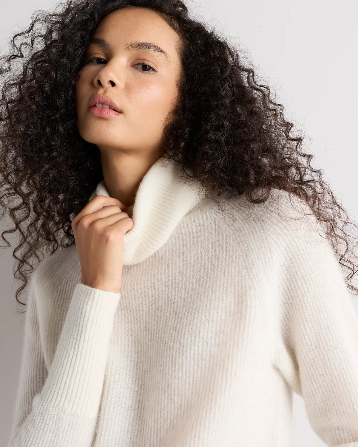 Lightweight Baby Alpaca Turtleneck