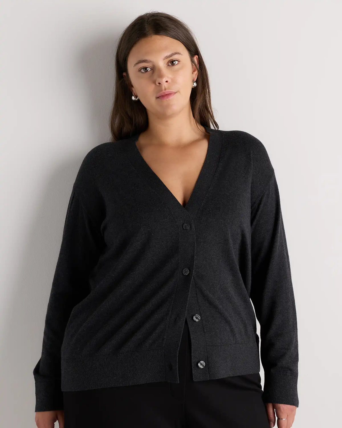 Lightweight Cotton Cashmere Cardigan