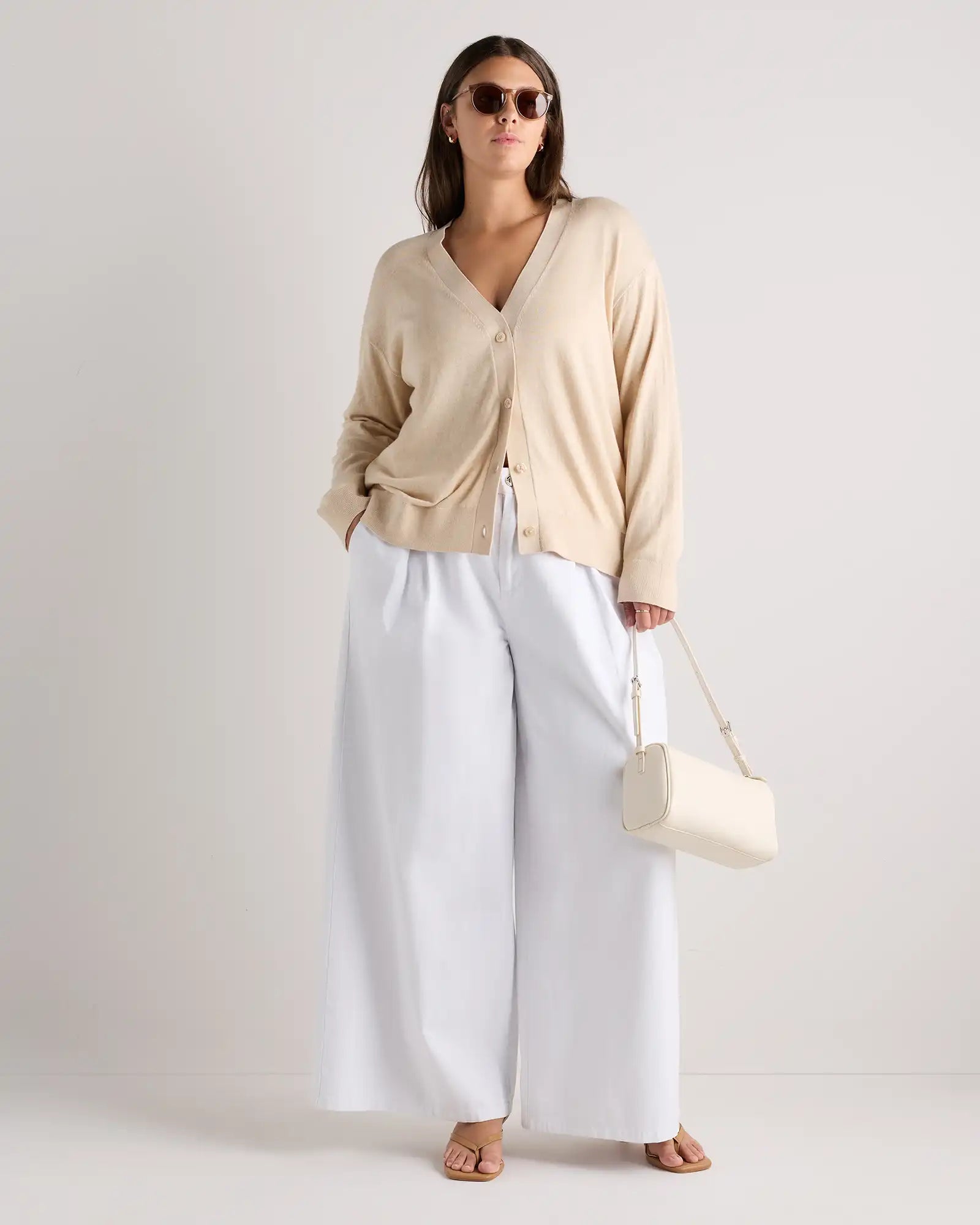 Lightweight Cotton Cashmere Cardigan