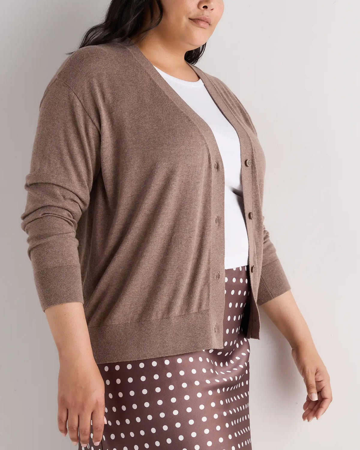 Lightweight Cotton Cashmere Cardigan