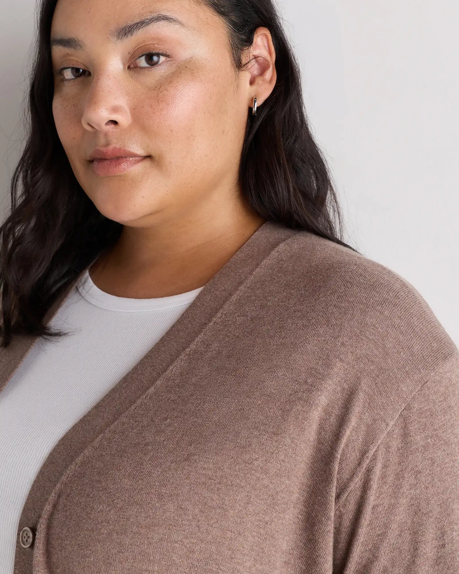 Lightweight Cotton Cashmere Cardigan