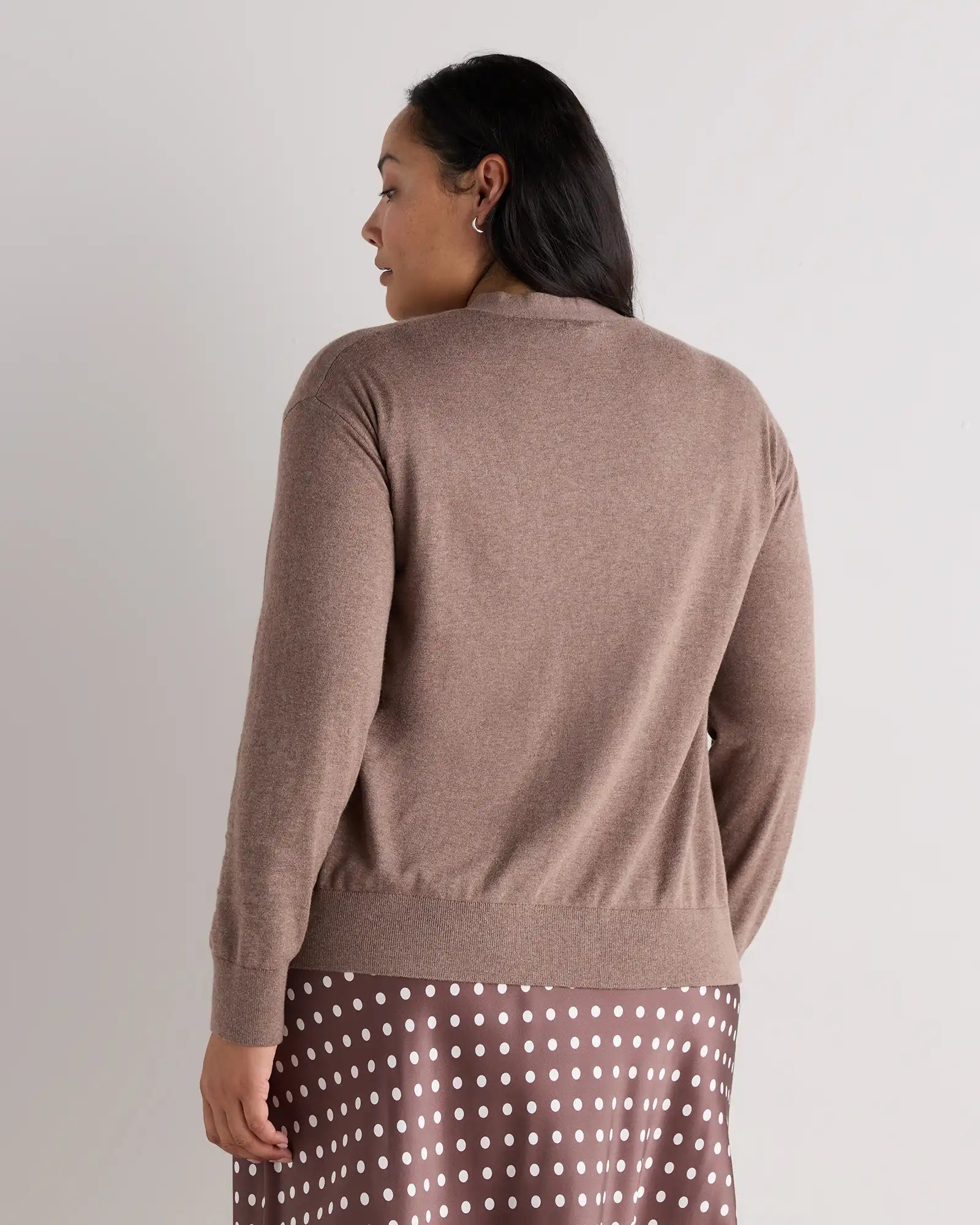 Lightweight Cotton Cashmere Cardigan