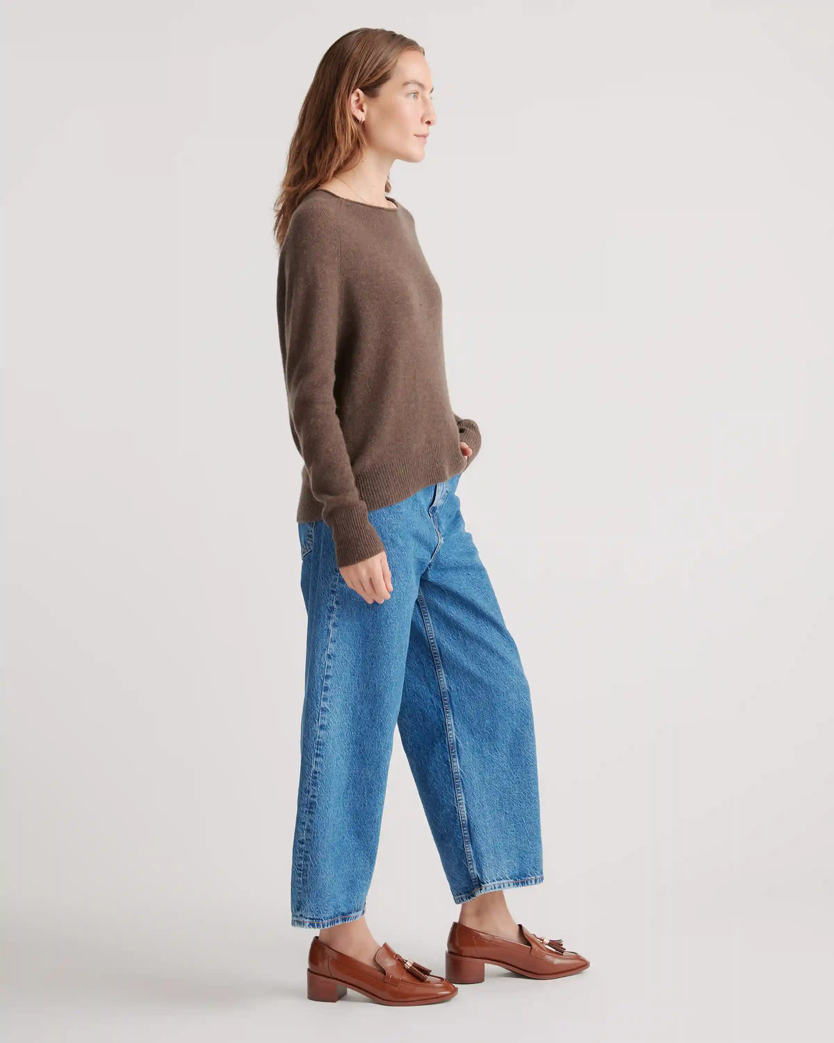 Mongolian Spring Cashmere Boatneck Sweater