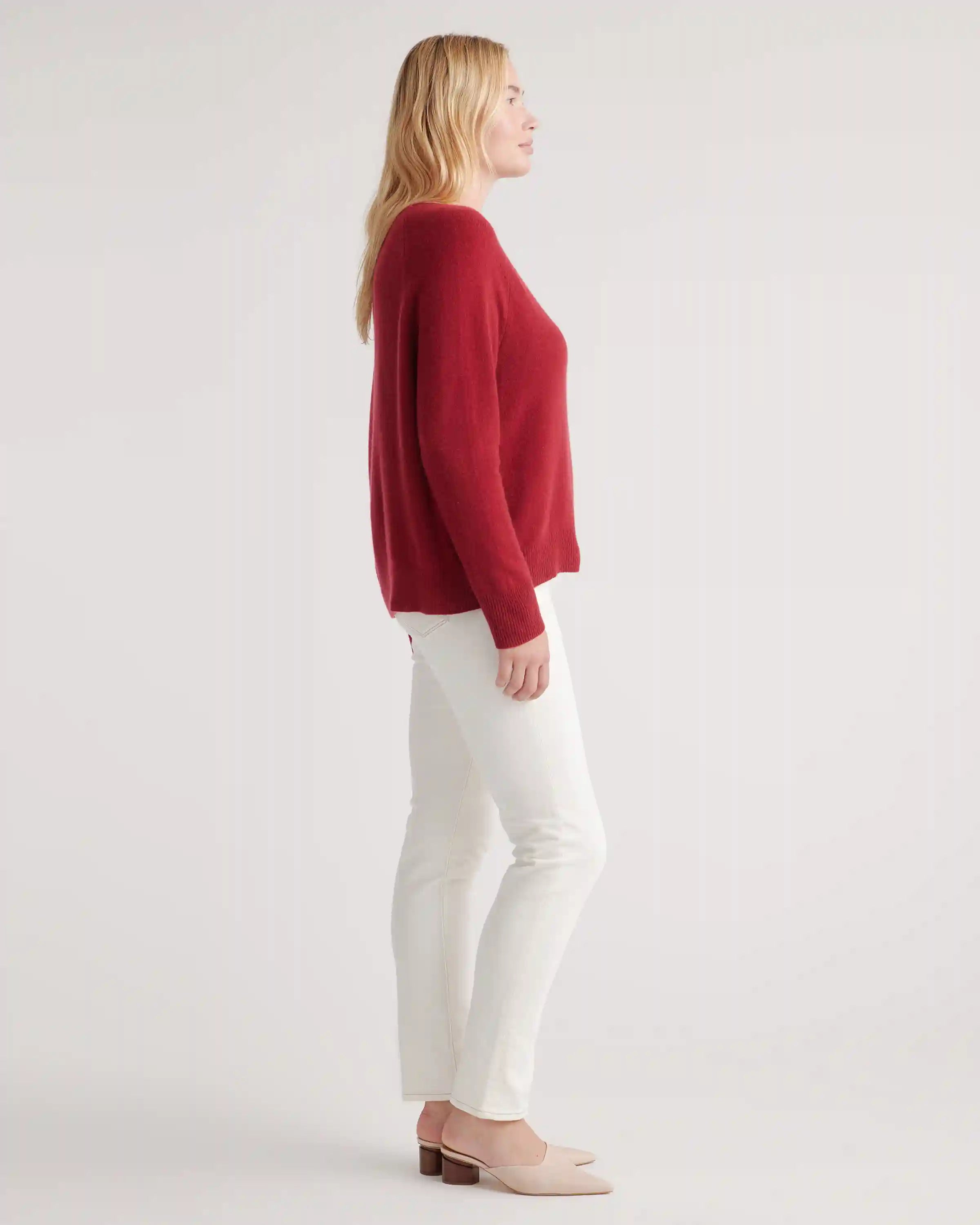 Mongolian Cashmere Boatneck Sweater