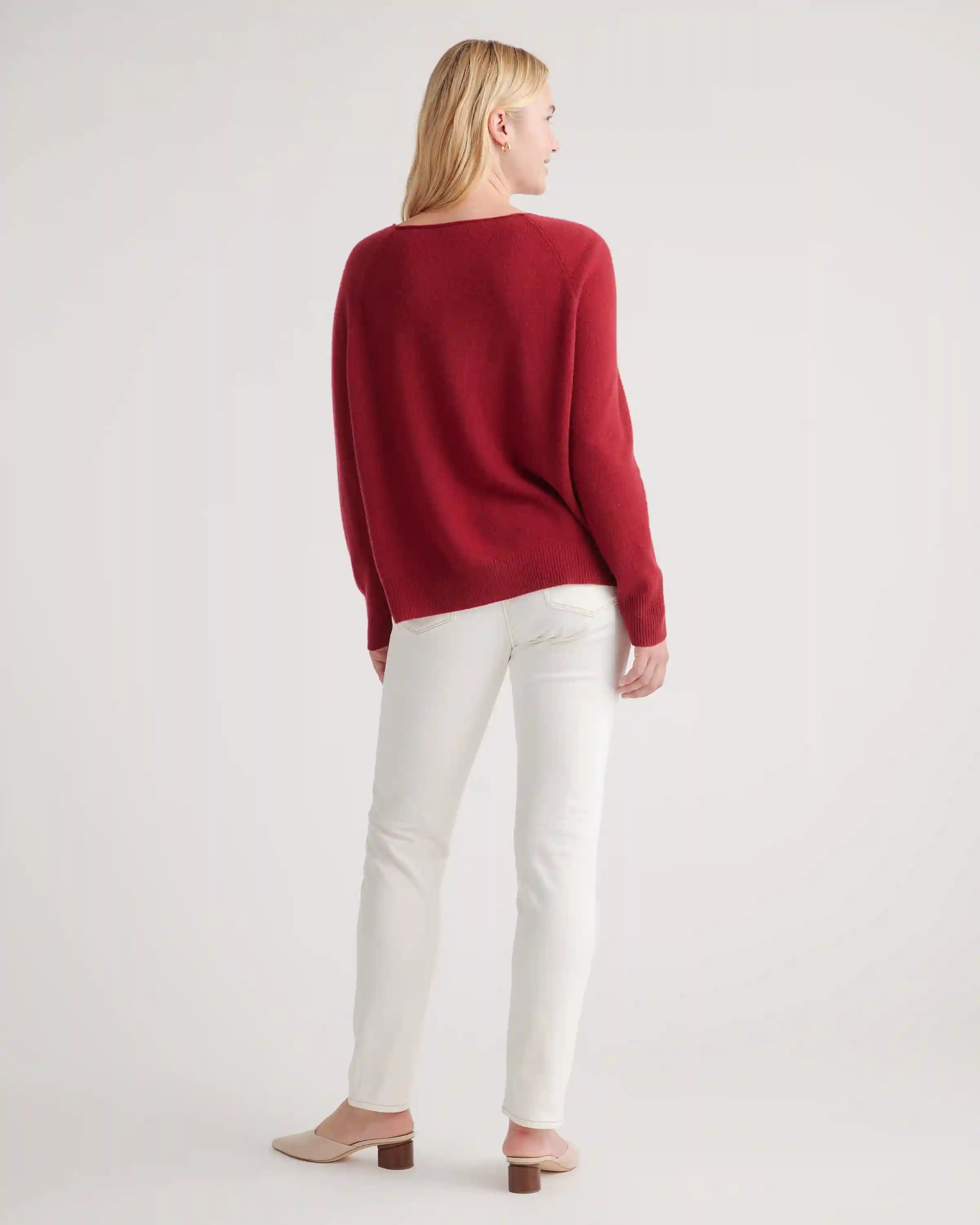 Mongolian Spring Cashmere Boatneck Sweater