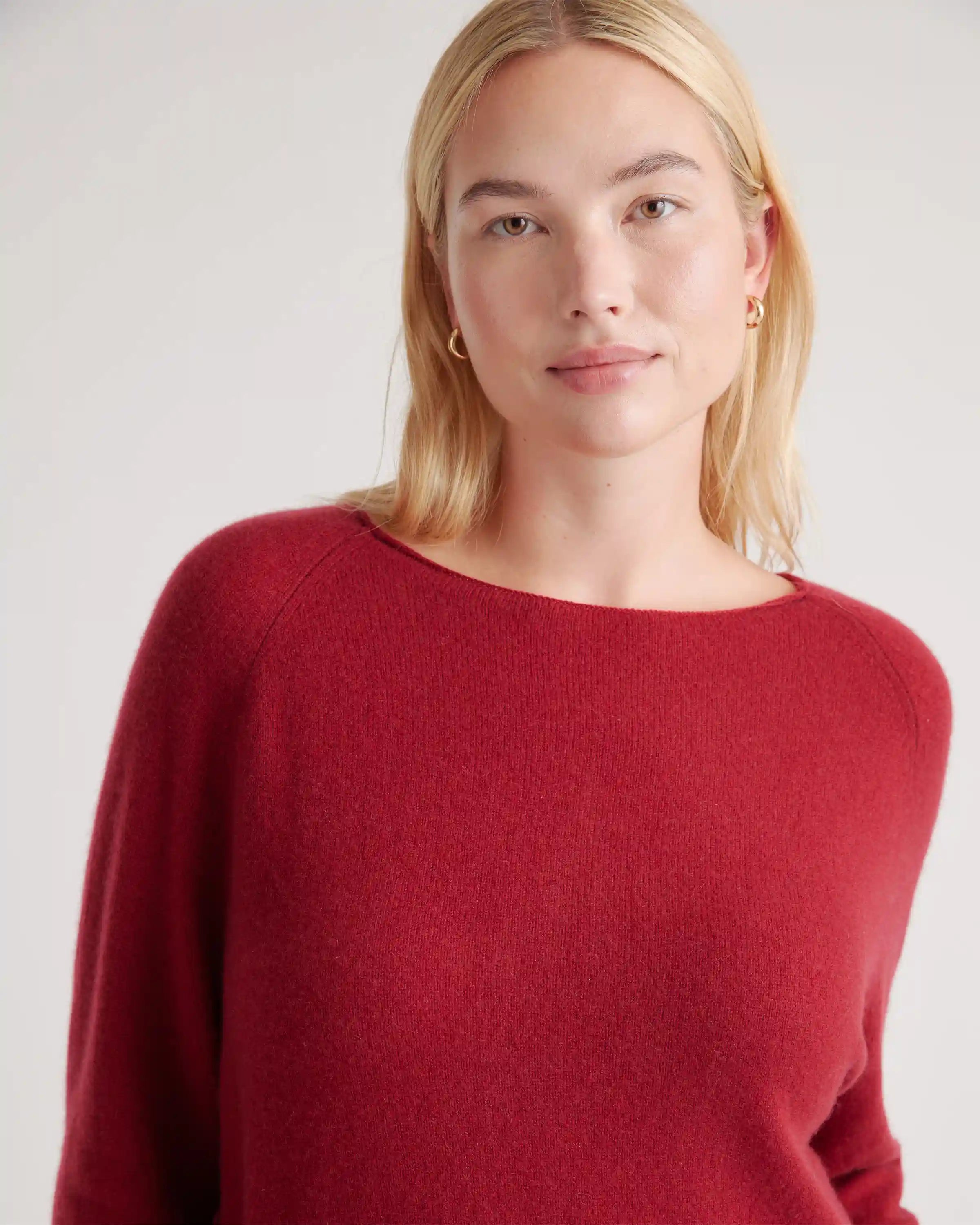 Mongolian Spring Cashmere Boatneck Sweater