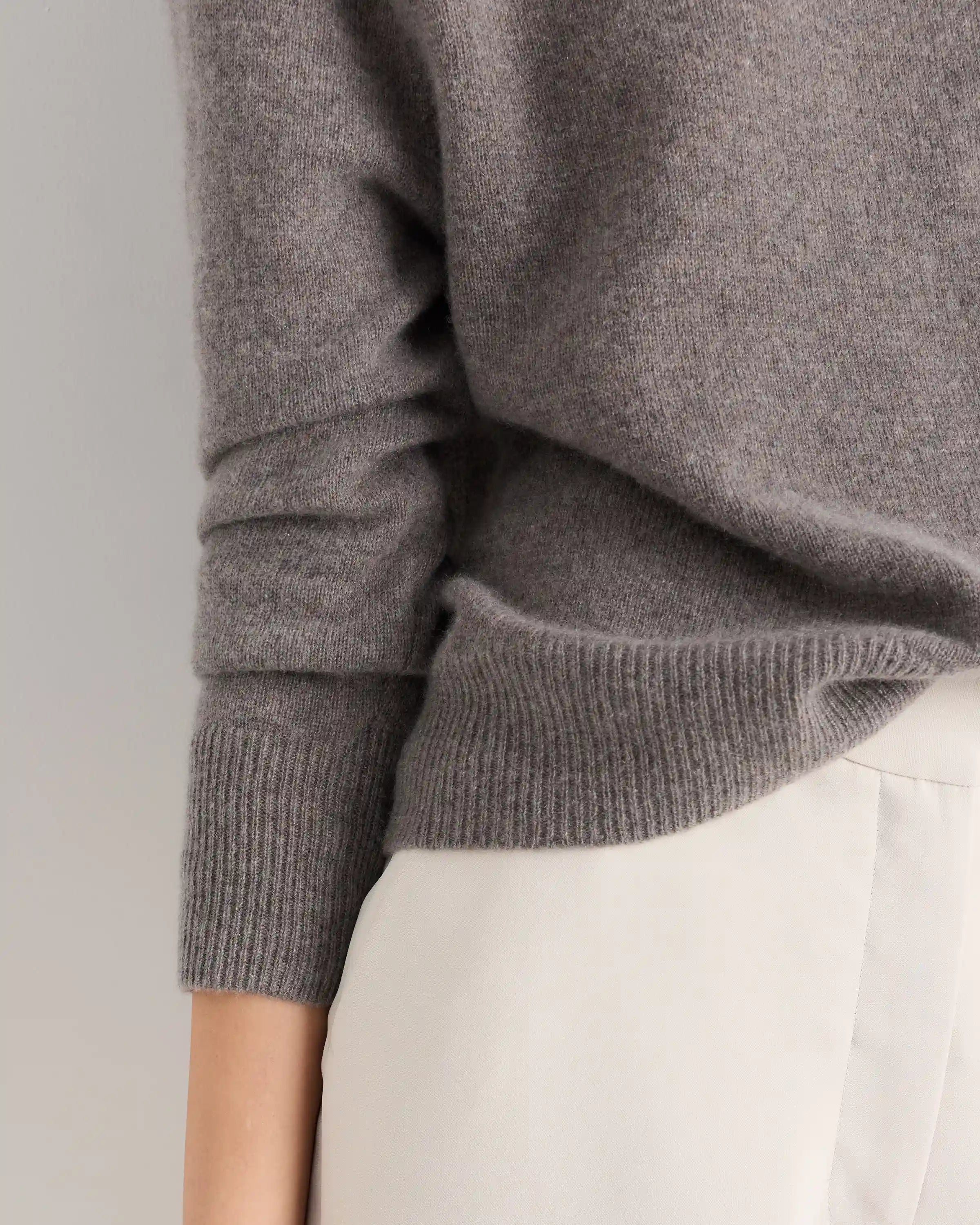 Mongolian Cashmere Boatneck Sweater