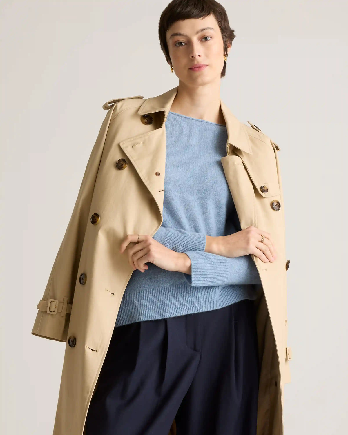 Mongolian Cashmere Boatneck Sweater