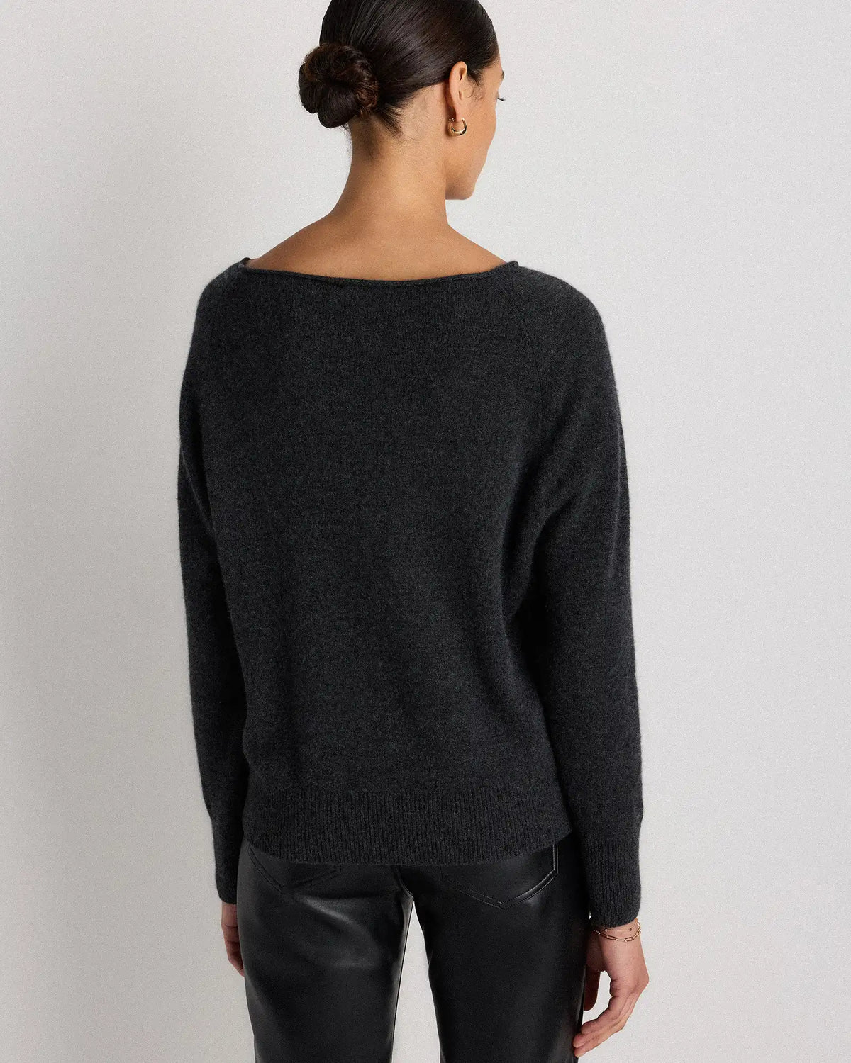 Mongolian Cashmere Boatneck Sweater