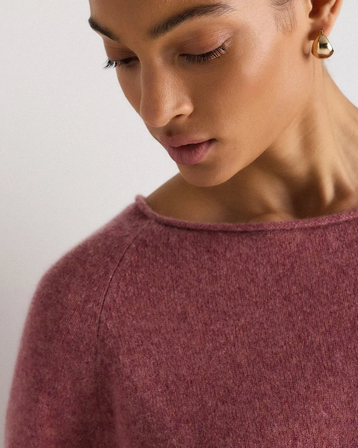 Mongolian Cashmere Boatneck Sweater