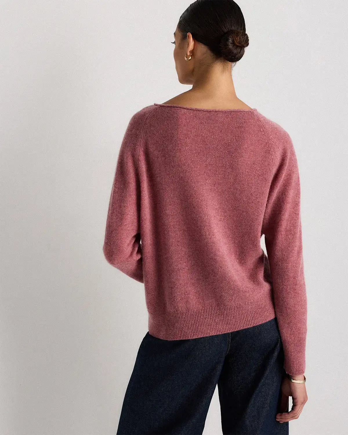 Mongolian Cashmere Boatneck Sweater