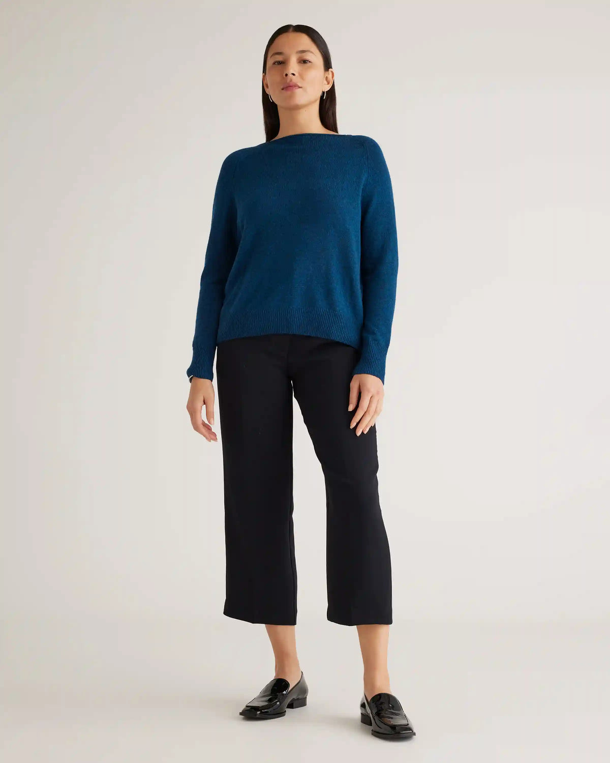 Mongolian Spring Cashmere Boatneck Sweater