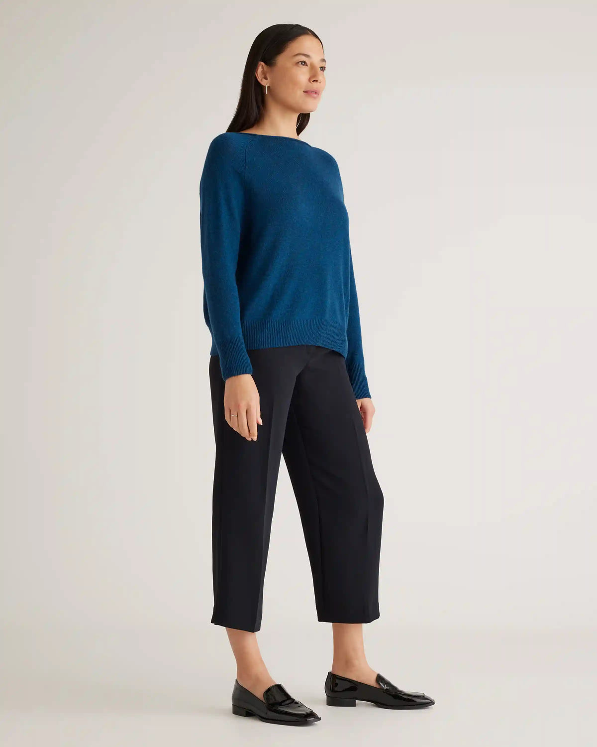 Mongolian Cashmere Boatneck Sweater