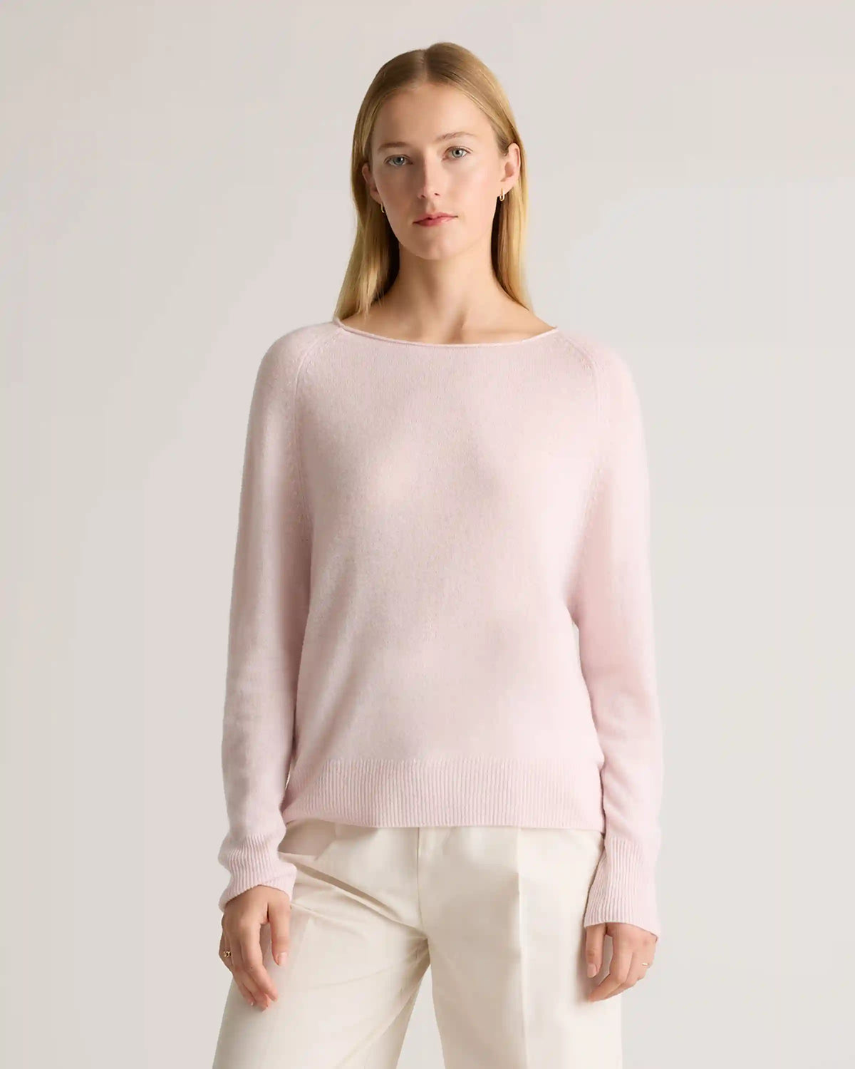 Mongolian Cashmere Boatneck Sweater