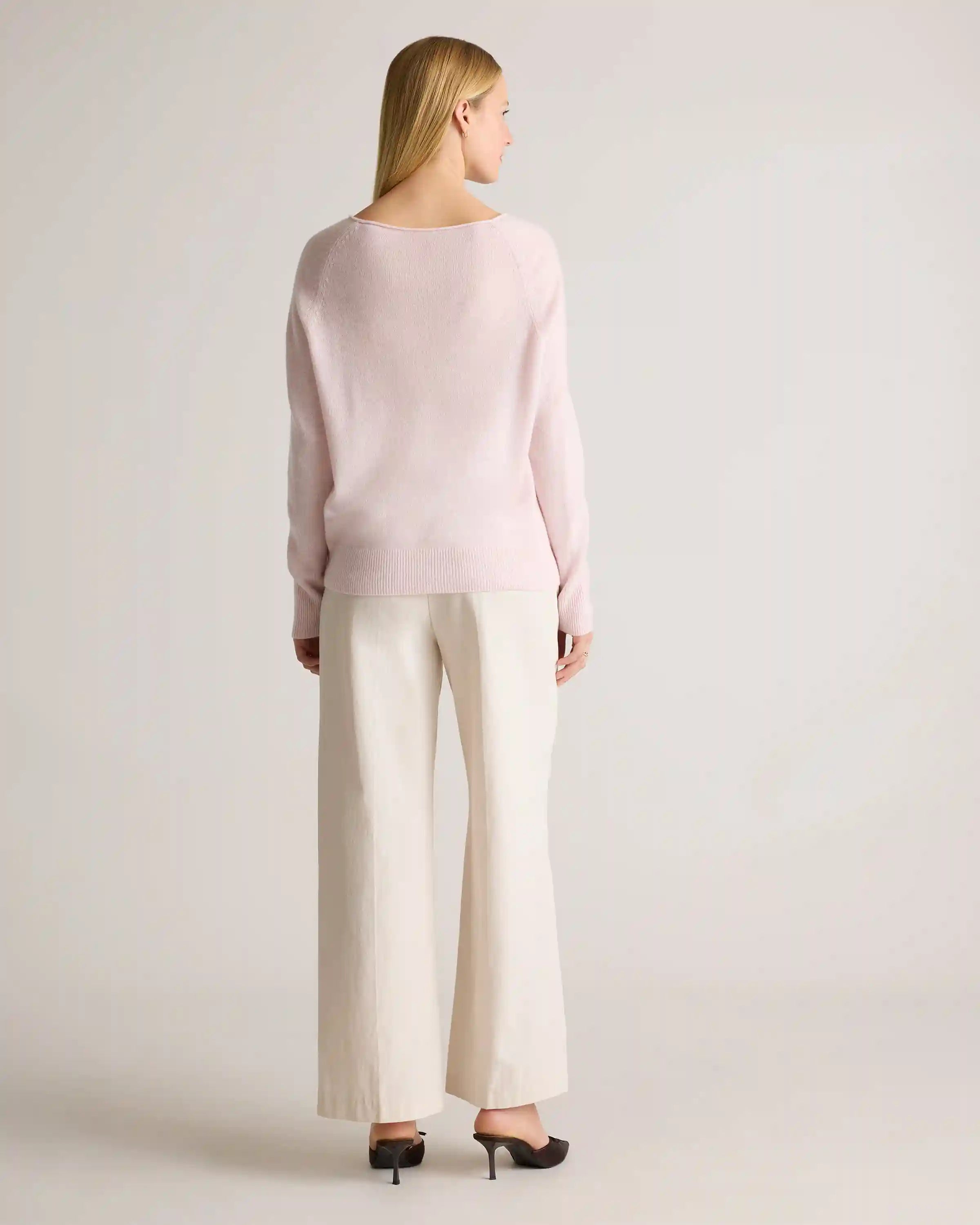 Mongolian Cashmere Boatneck Sweater