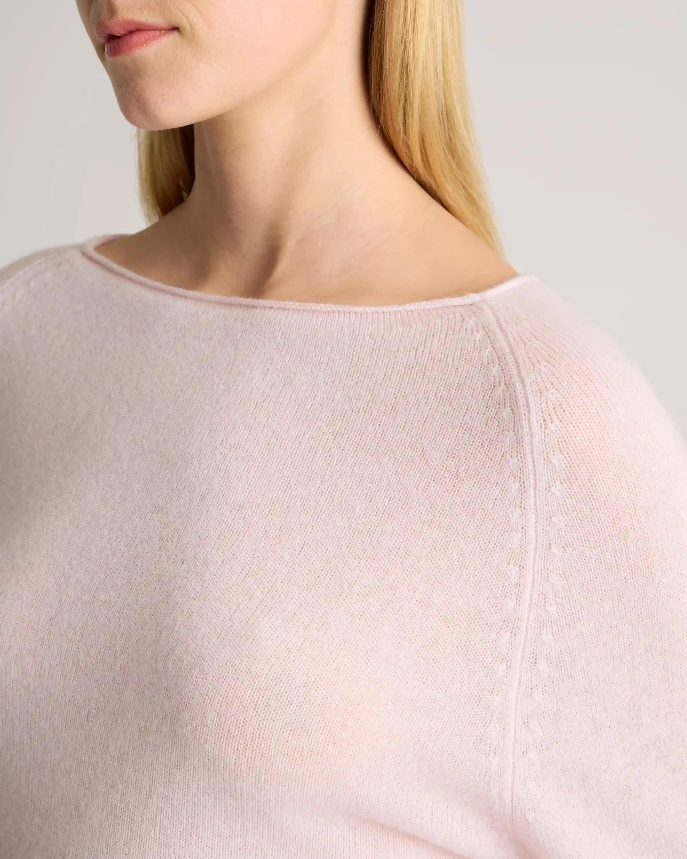 Mongolian Cashmere Boatneck Sweater