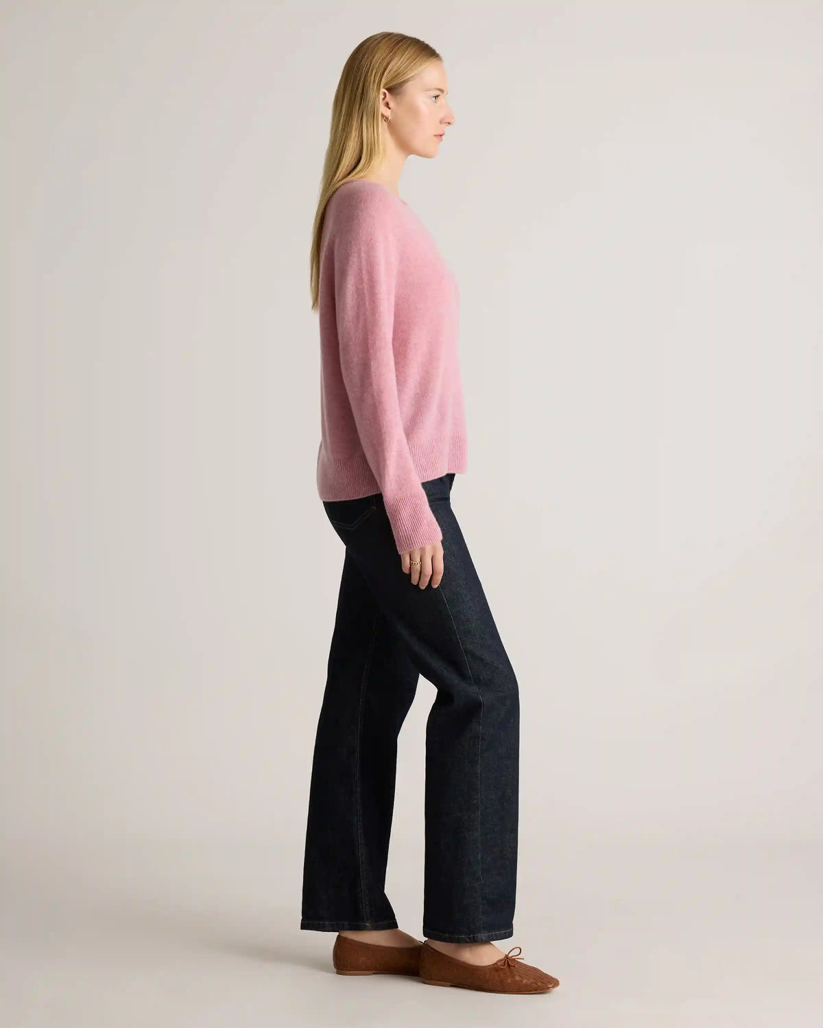 Mongolian Cashmere Boatneck Sweater