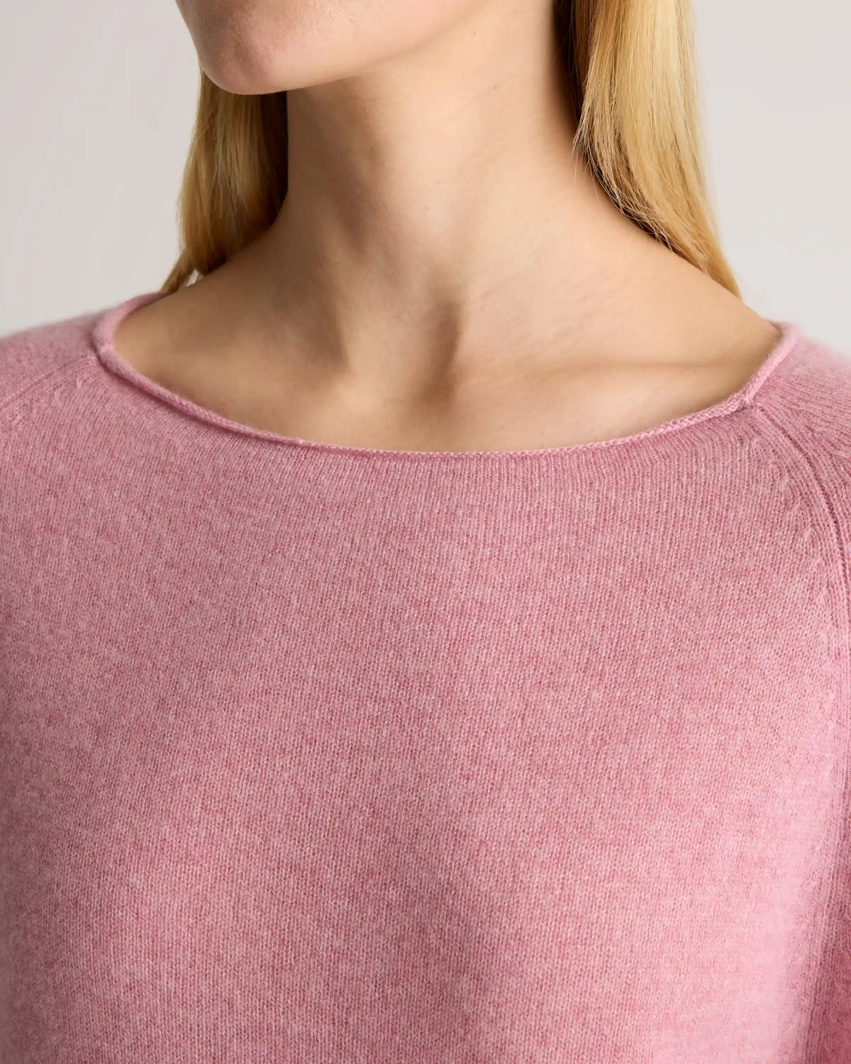 Mongolian Cashmere Boatneck Sweater
