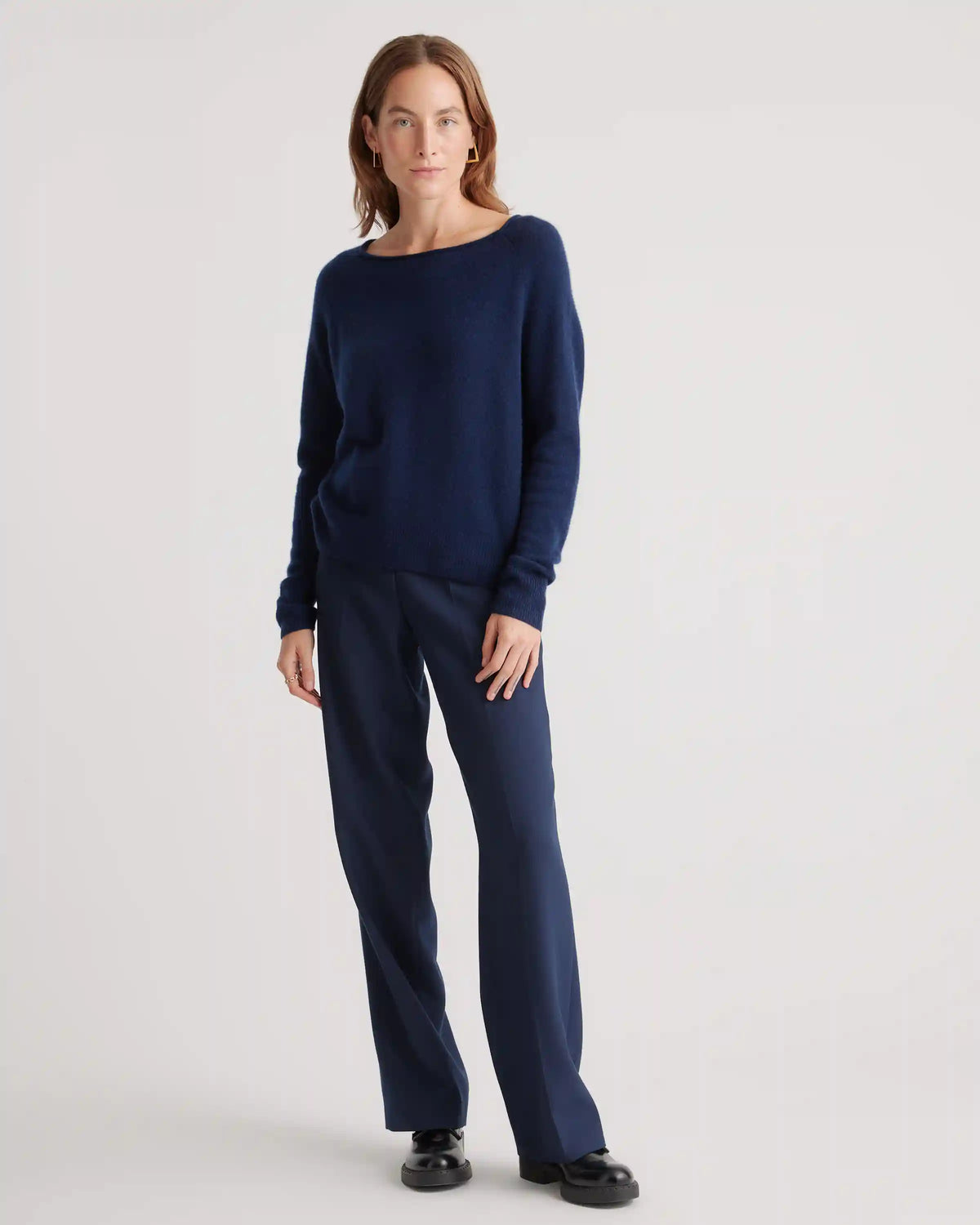 Mongolian Spring Cashmere Boatneck Sweater
