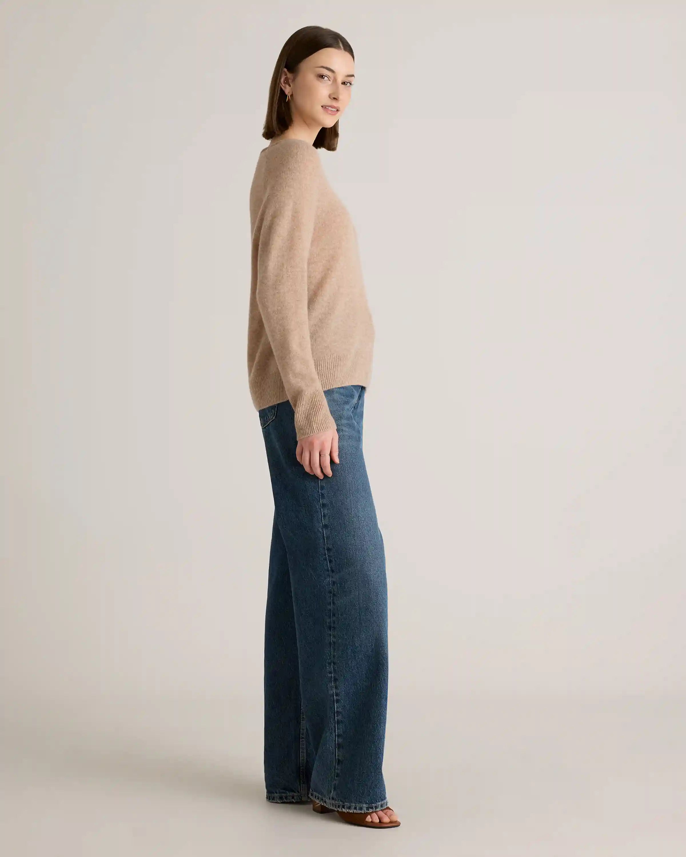 Mongolian Cashmere Boatneck Sweater