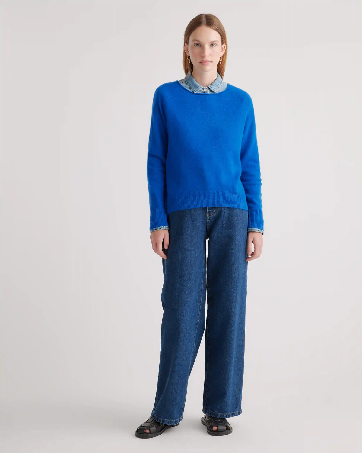Mongolian Spring Cashmere Boatneck Sweater