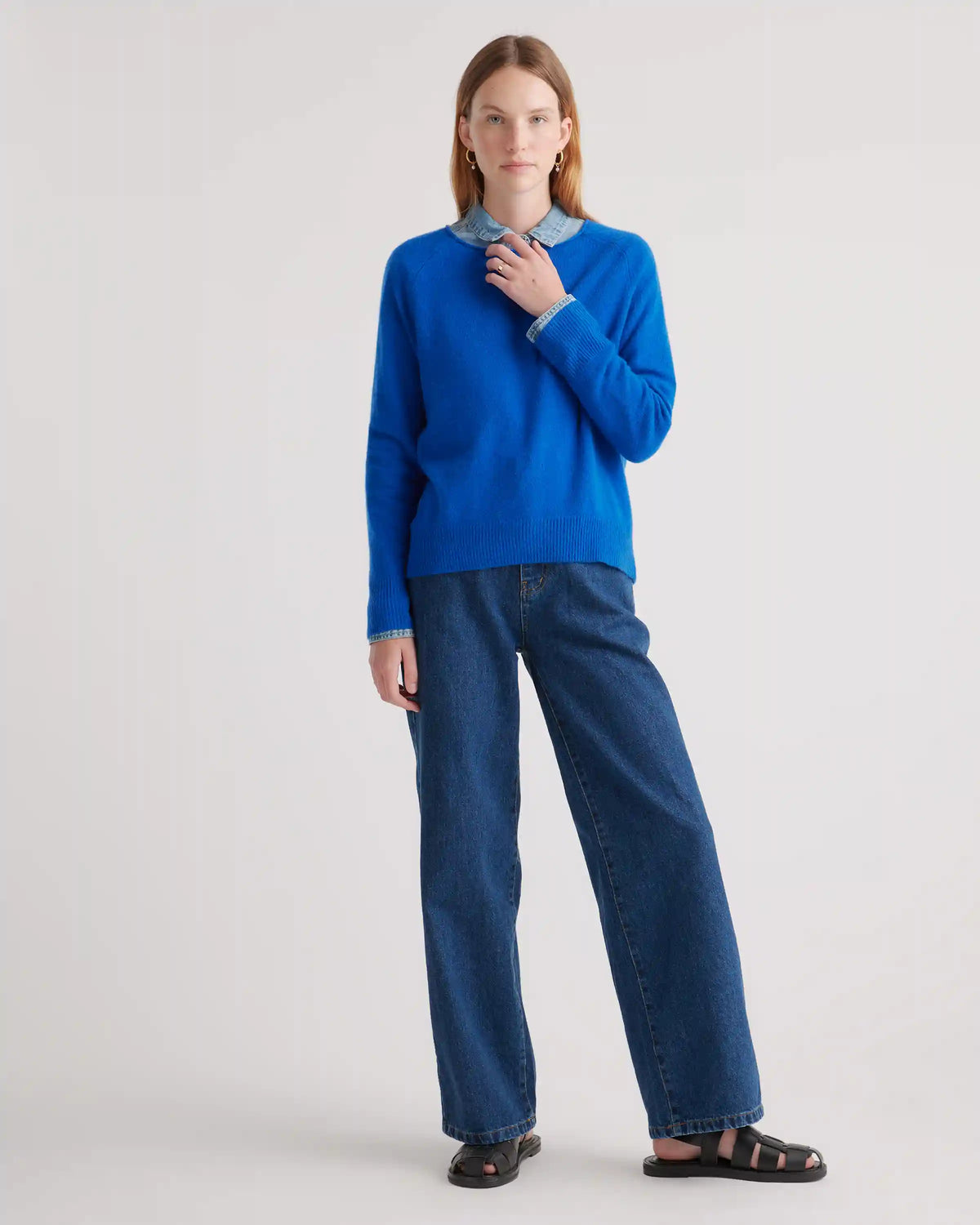 Mongolian Spring Cashmere Boatneck Sweater