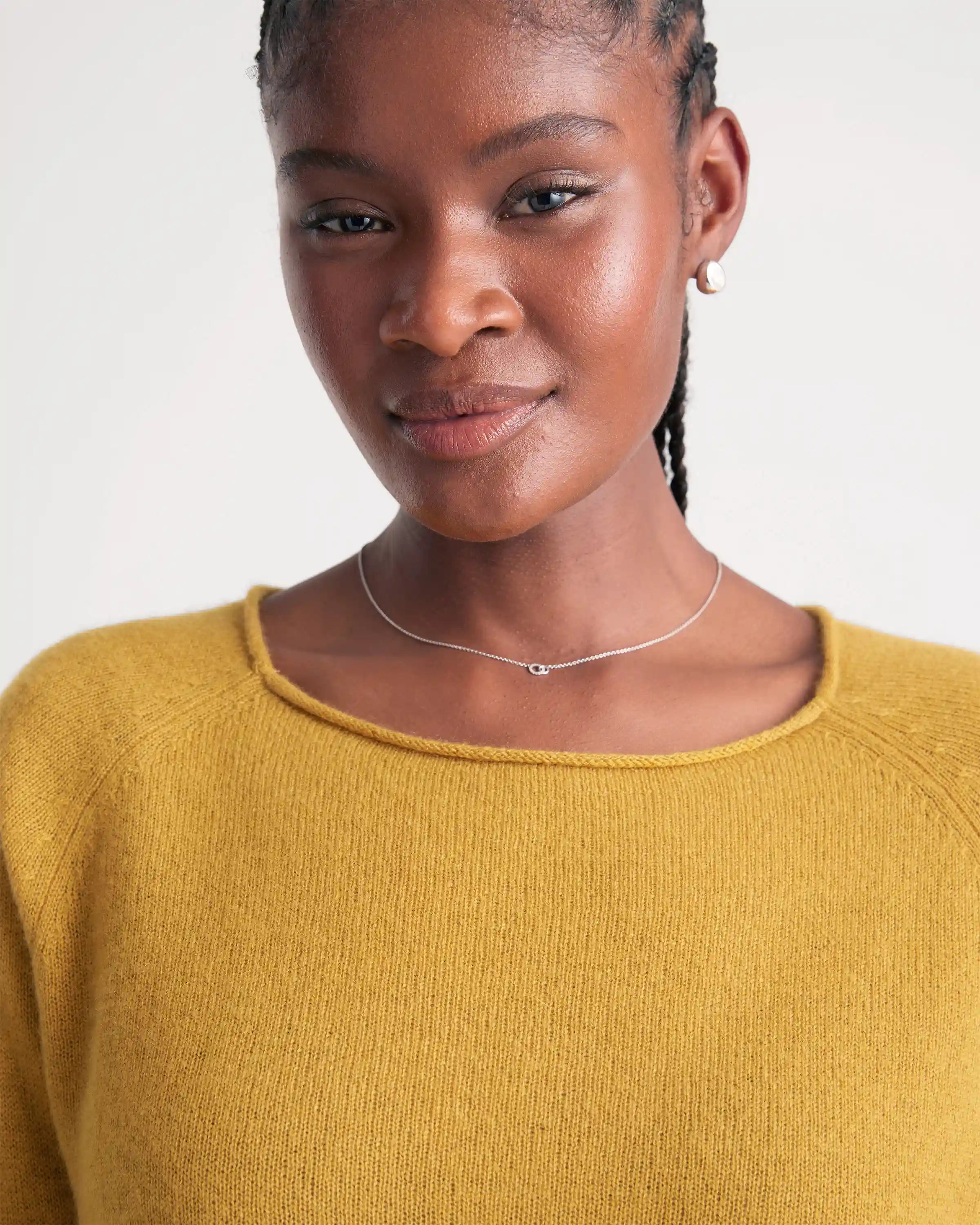 Mongolian Spring Cashmere Boatneck Sweater