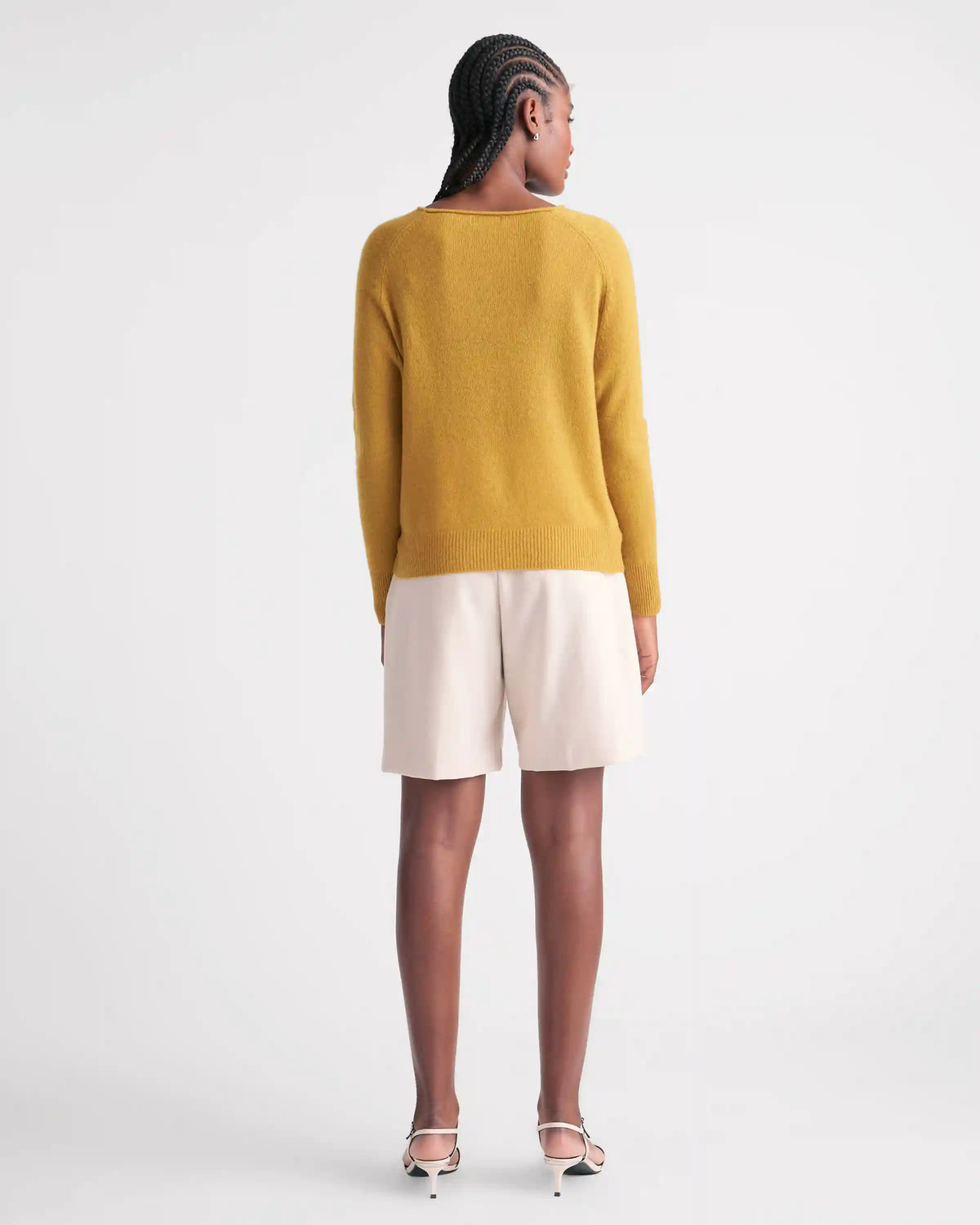 Mongolian Cashmere Boatneck Sweater