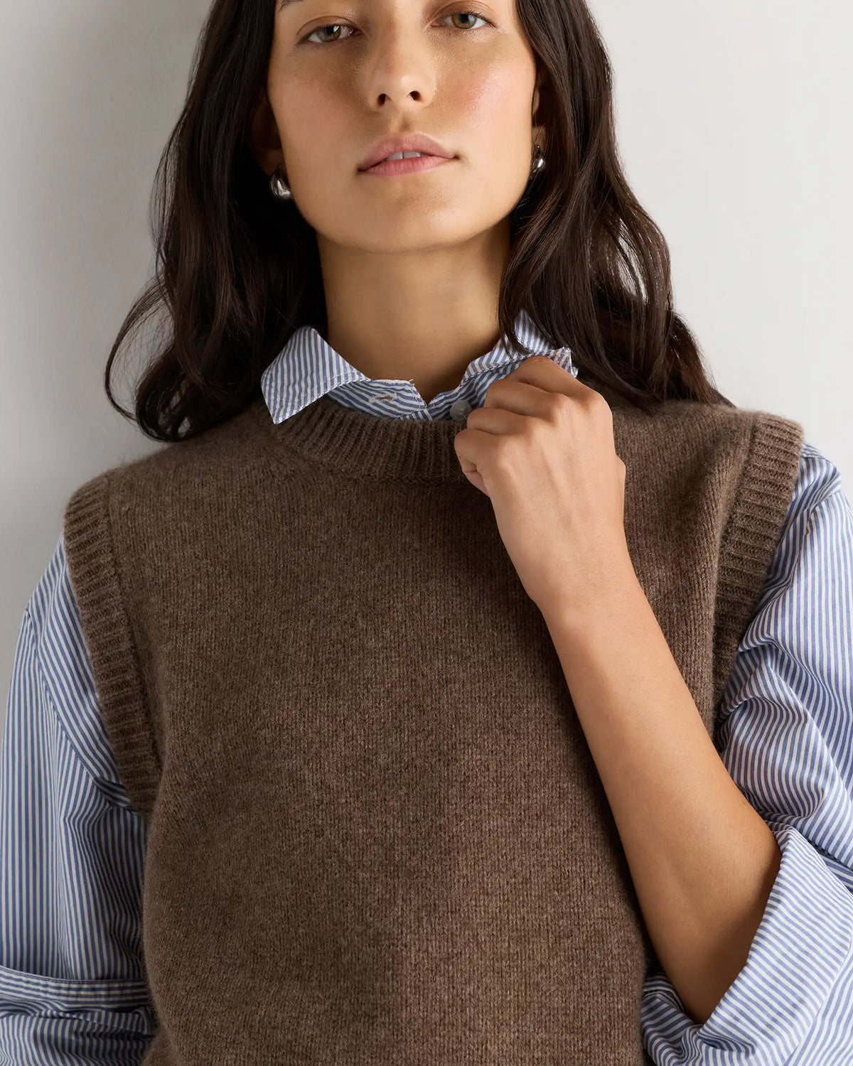 100% Yak Crewneck Sweater Vest