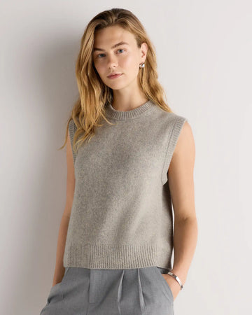 100% Yak Crewneck Sweater Vest