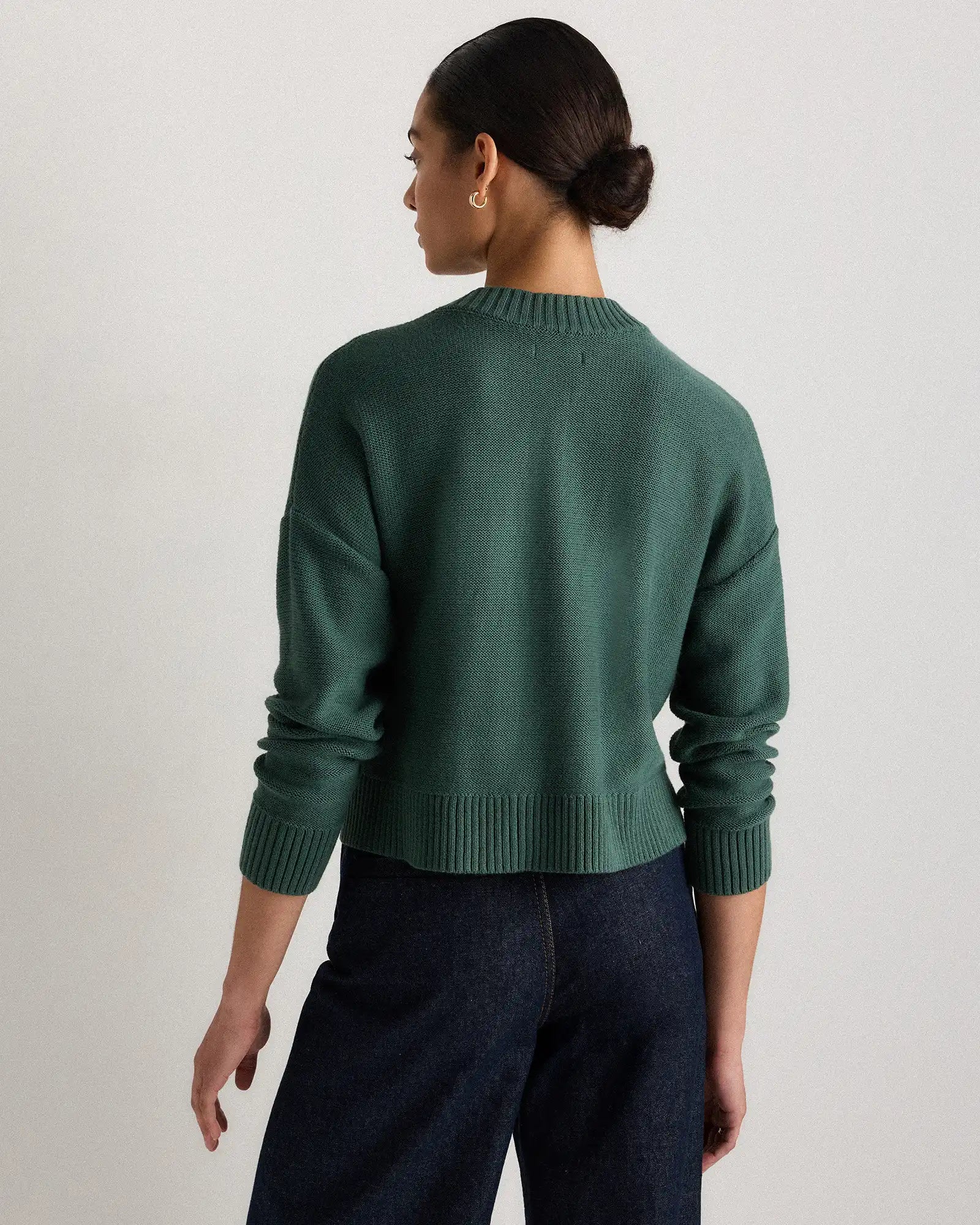 100% Organic Cotton Cropped Cardigan