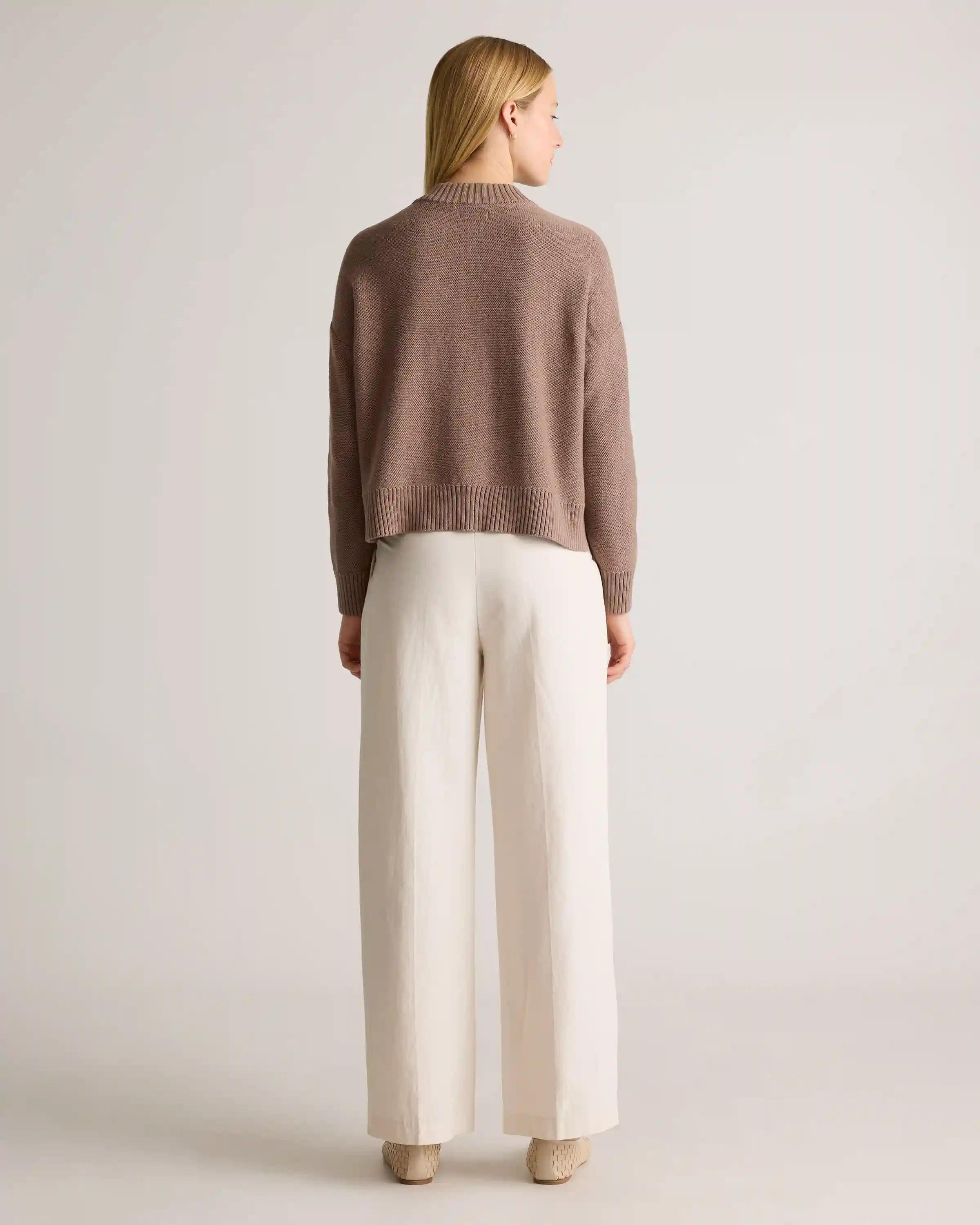 100% Organic Cotton Cropped Cardigan
