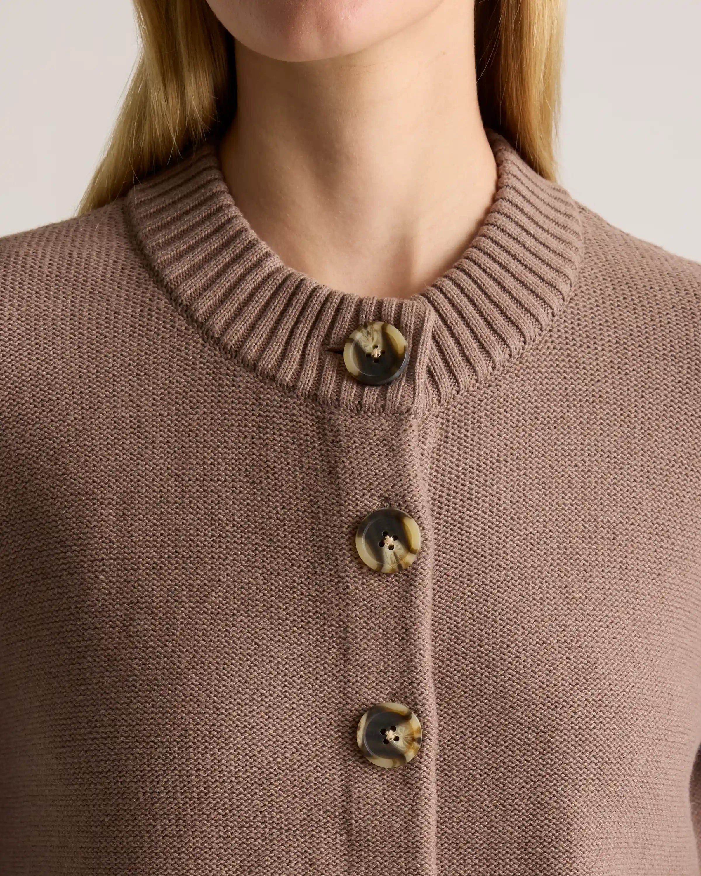 100% Organic Cotton Cropped Cardigan