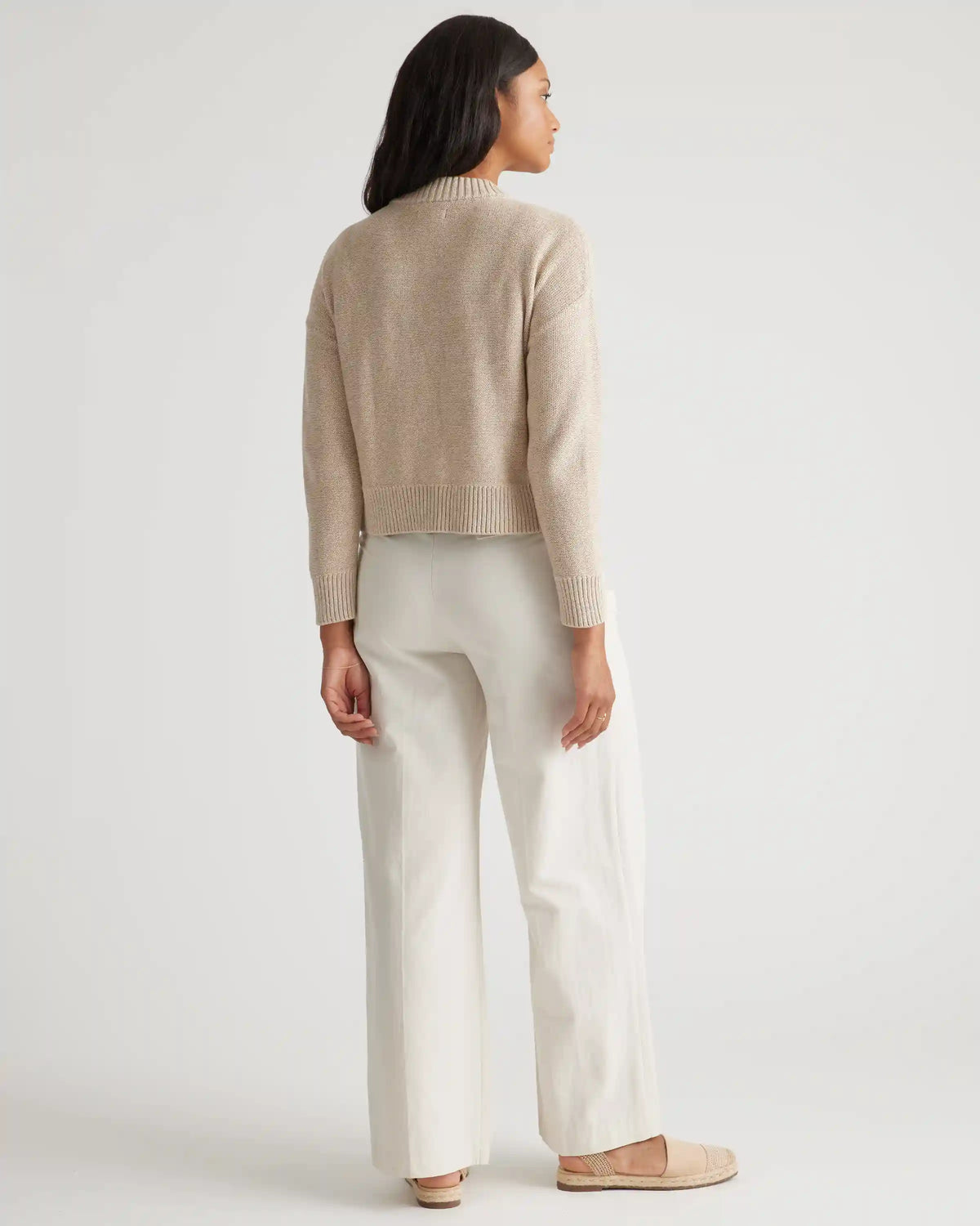 100% Organic Cotton Cropped Cardigan